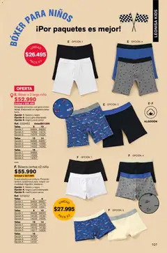 Leonisa - Catálogo -  Vista previa de la revista de la tienda Leonisa valido desde el 05.02.2026 | Página: 107 | Productos: Pinza, Algodón, Boxers