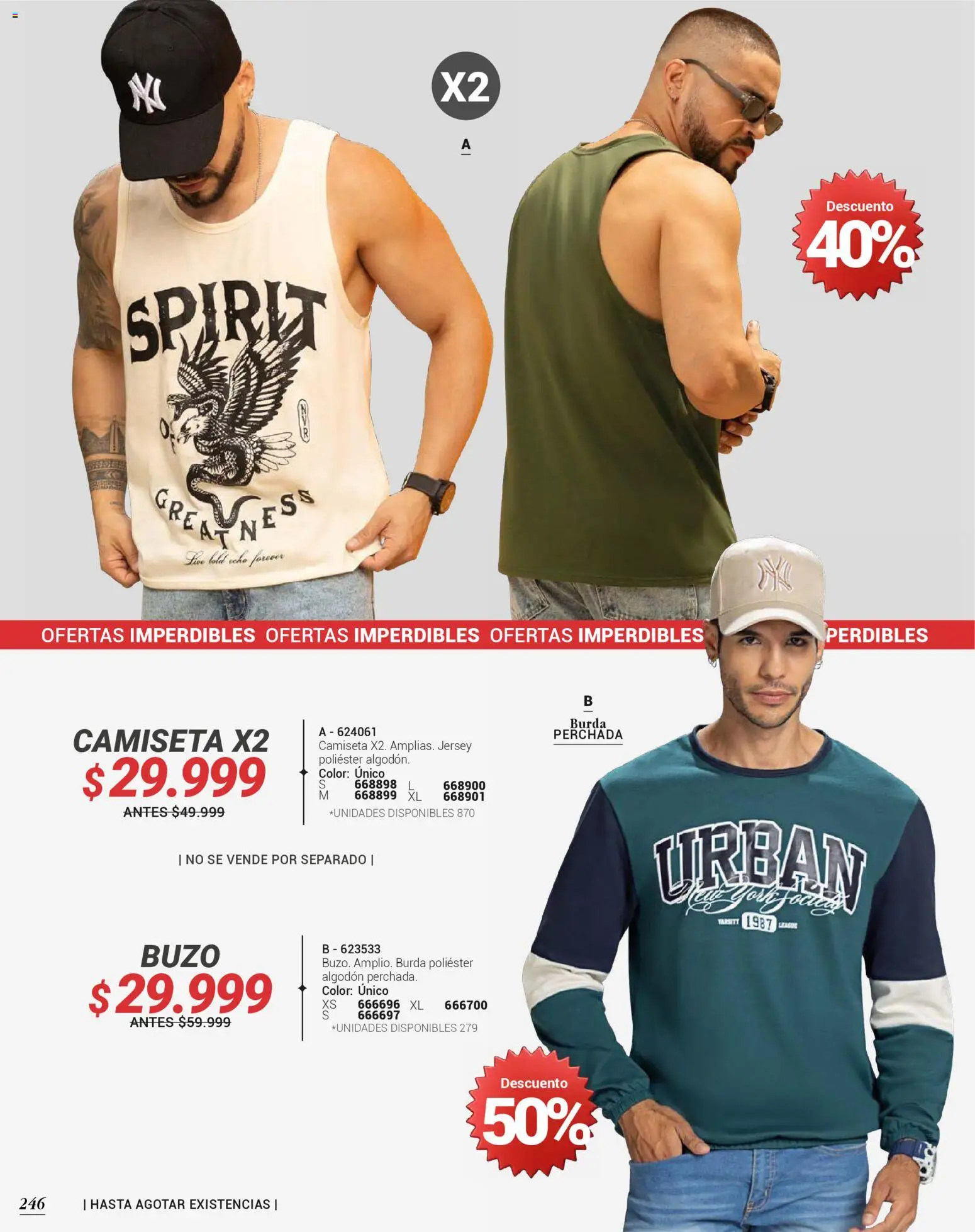 Carmel revista - valida desde el 01.01.2026 | Página: 246 | Productos: Algodón, Buzo, Camiseta