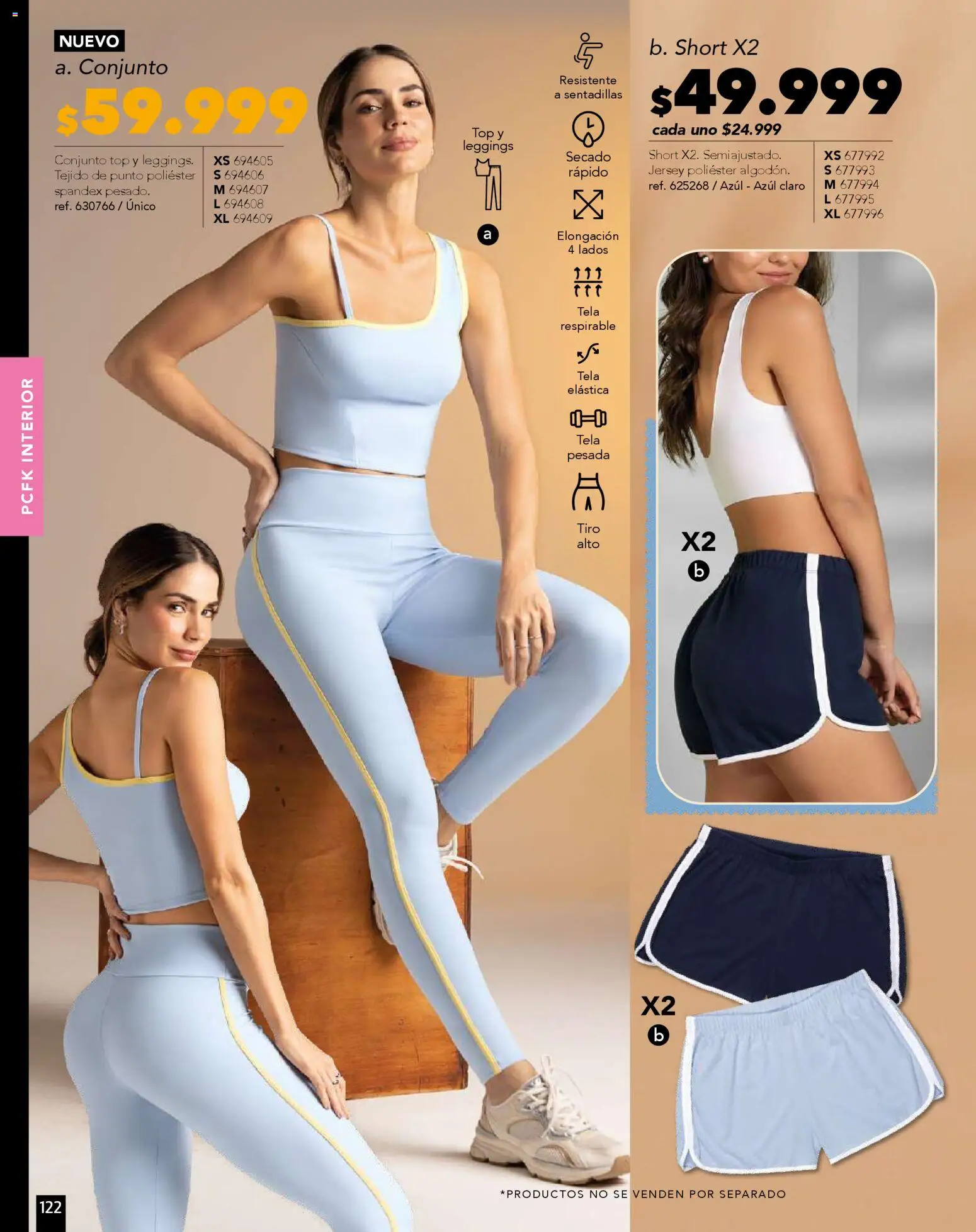 Pacifika revista - valida desde el 01.11.2025 | Página: 122 | Productos: Short, Top, Conjunto