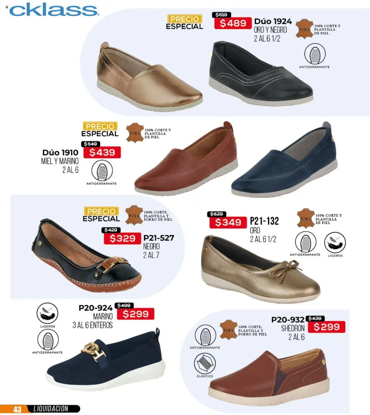 Nuevas ofertas de Cklass válidas en toda la República Mexicana desde el 09.09.2025. ¡Encuentra las mejores ofertas en Cklass - Catálogo Liquidacion Calzado! | Página: 44