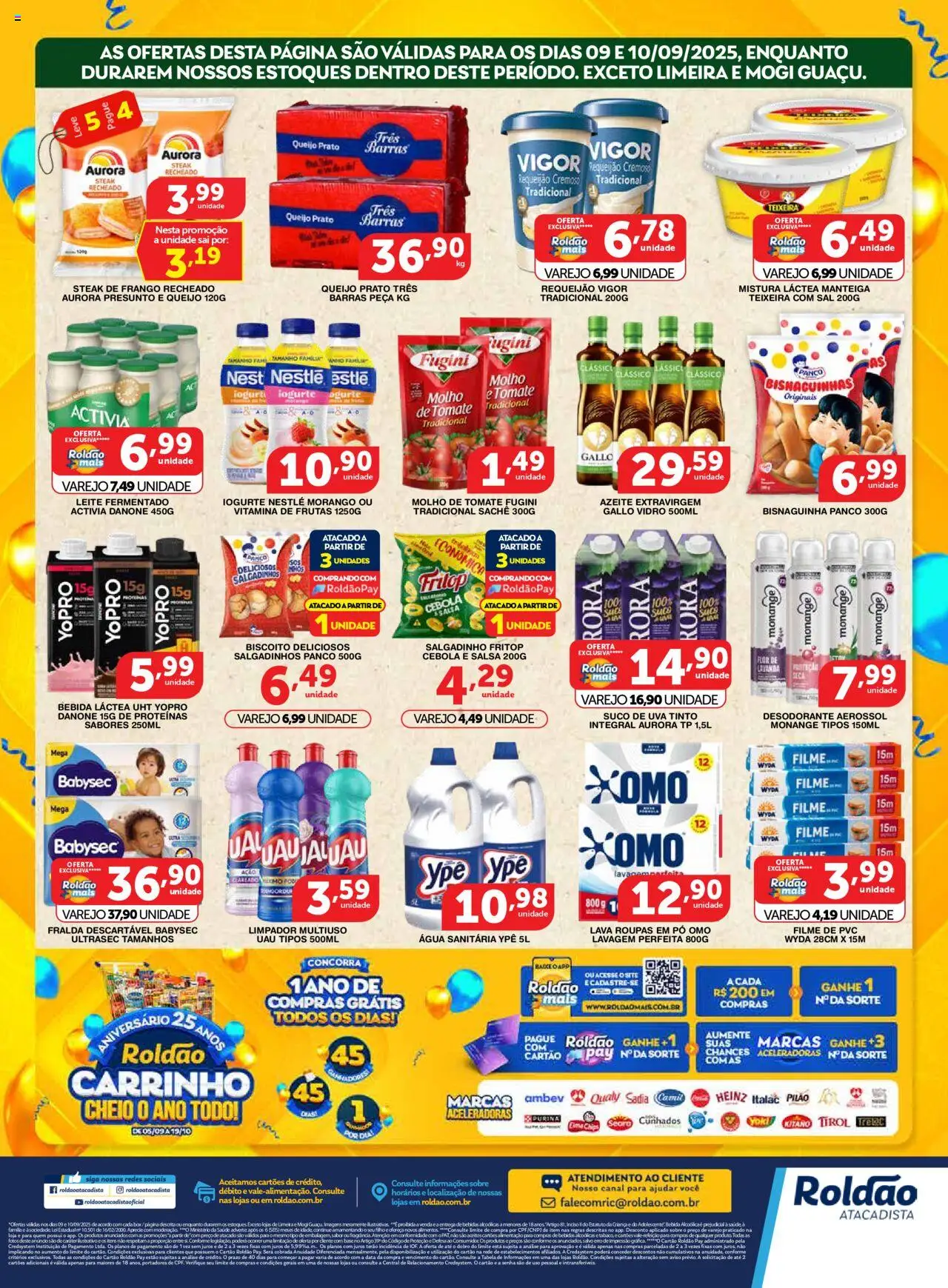 Roldão Folheto - válido de 09.09.2025 | Página: 2 | Produtos: Manteiga, Base, Roupas, Salgadinhos