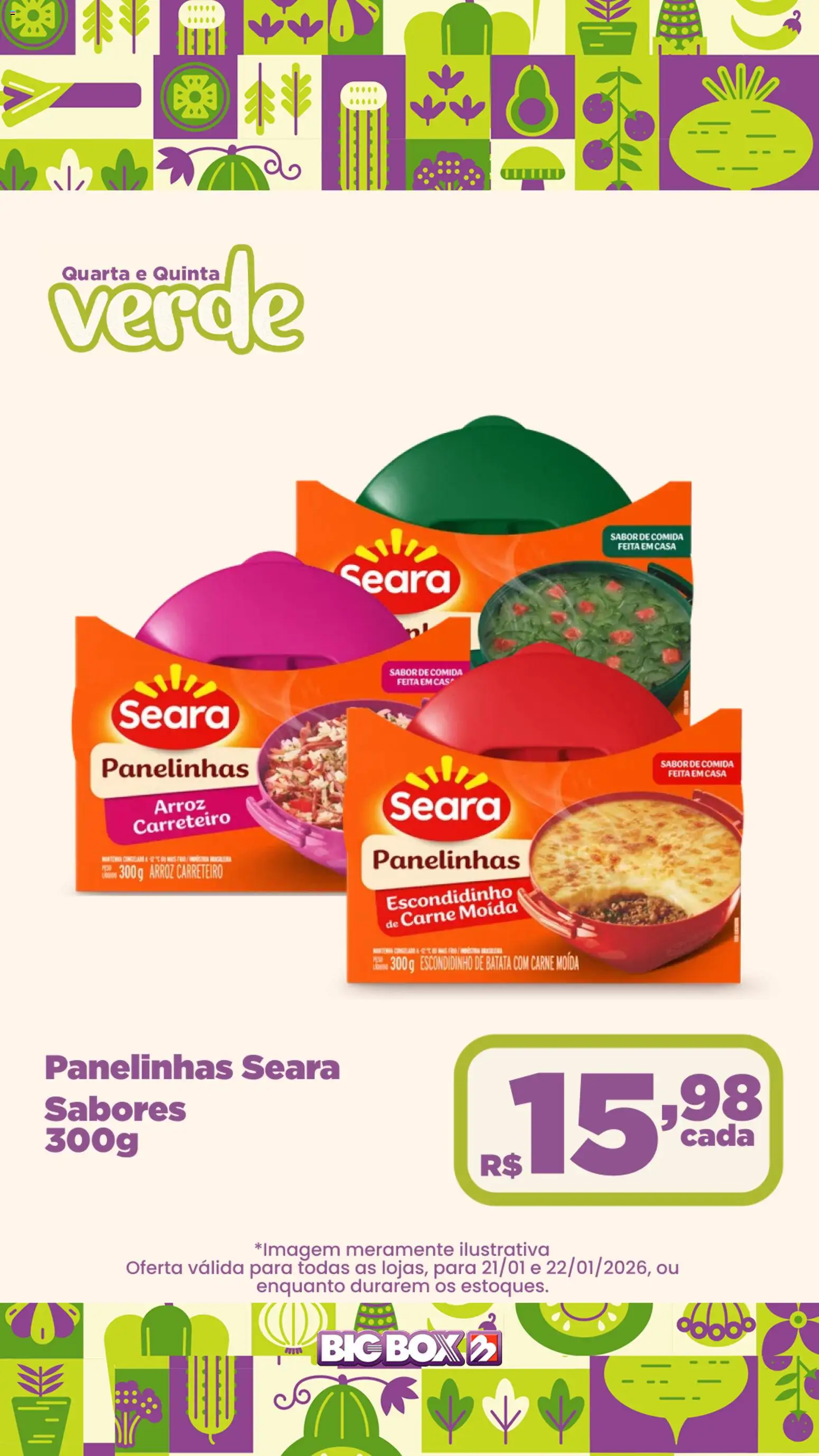 Big Box Folheto - válido de 21.01.2026 | Página: 10 | Produtos: Arroz, Carne, Batata, Carne moída