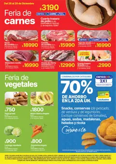 Vista previa Vea - Oferta fin de semana válido desde el 26.12.2025 | Página: 3 | Productos: Pollo, Papa, Melón, Zanahoria