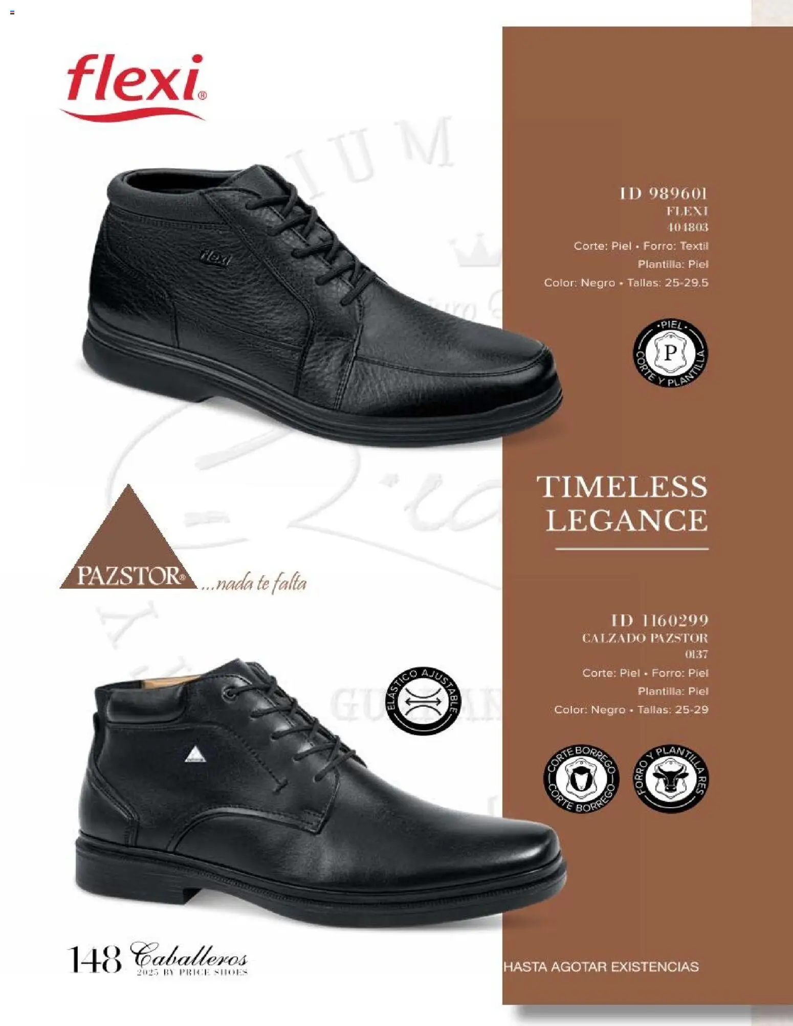 Nuevas ofertas de Price Shoes válidas en toda la República Mexicana desde el 26.11.2025. ¡Encuentra las mejores ofertas en Price Shoes catálogo Caballeros! | Página: 148 | Productos: Té