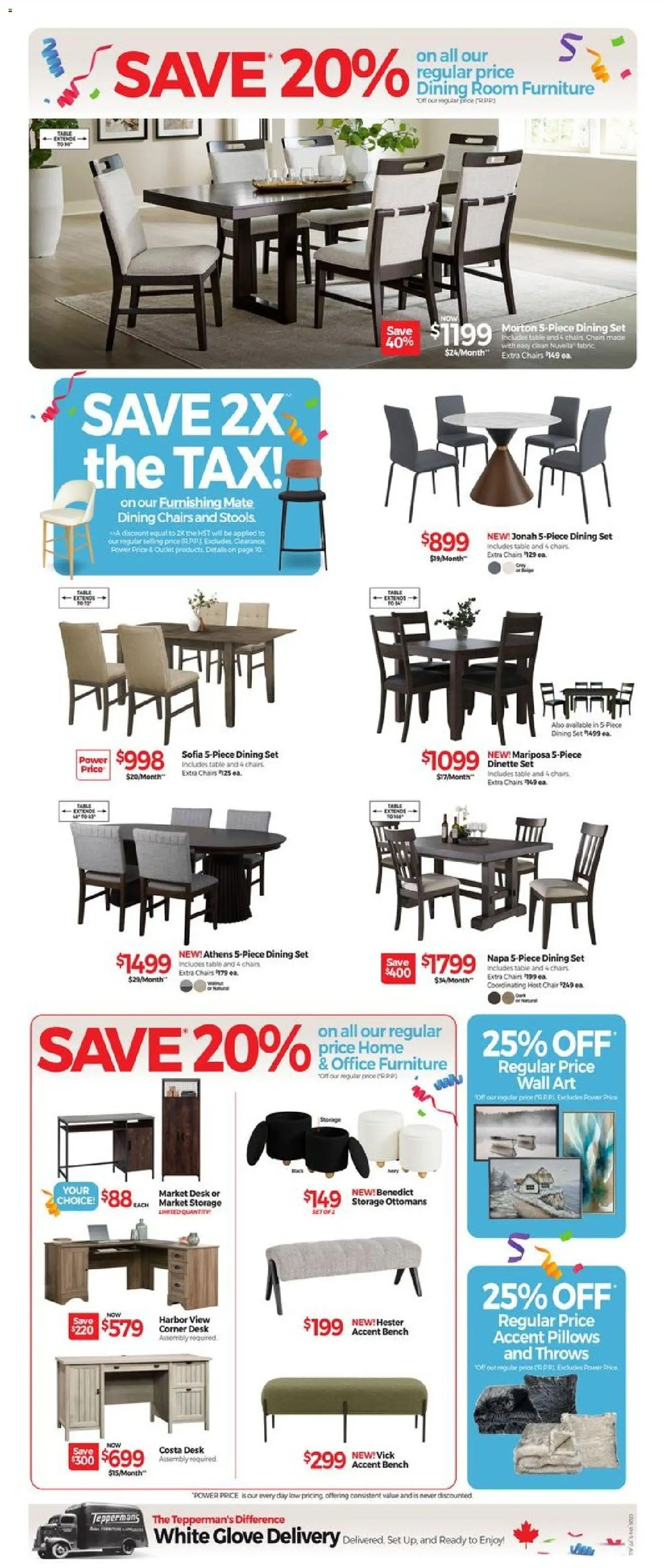 Tepperman's flyer valid from 27.03.2026 | Page: 11 | Products: Table, Chair