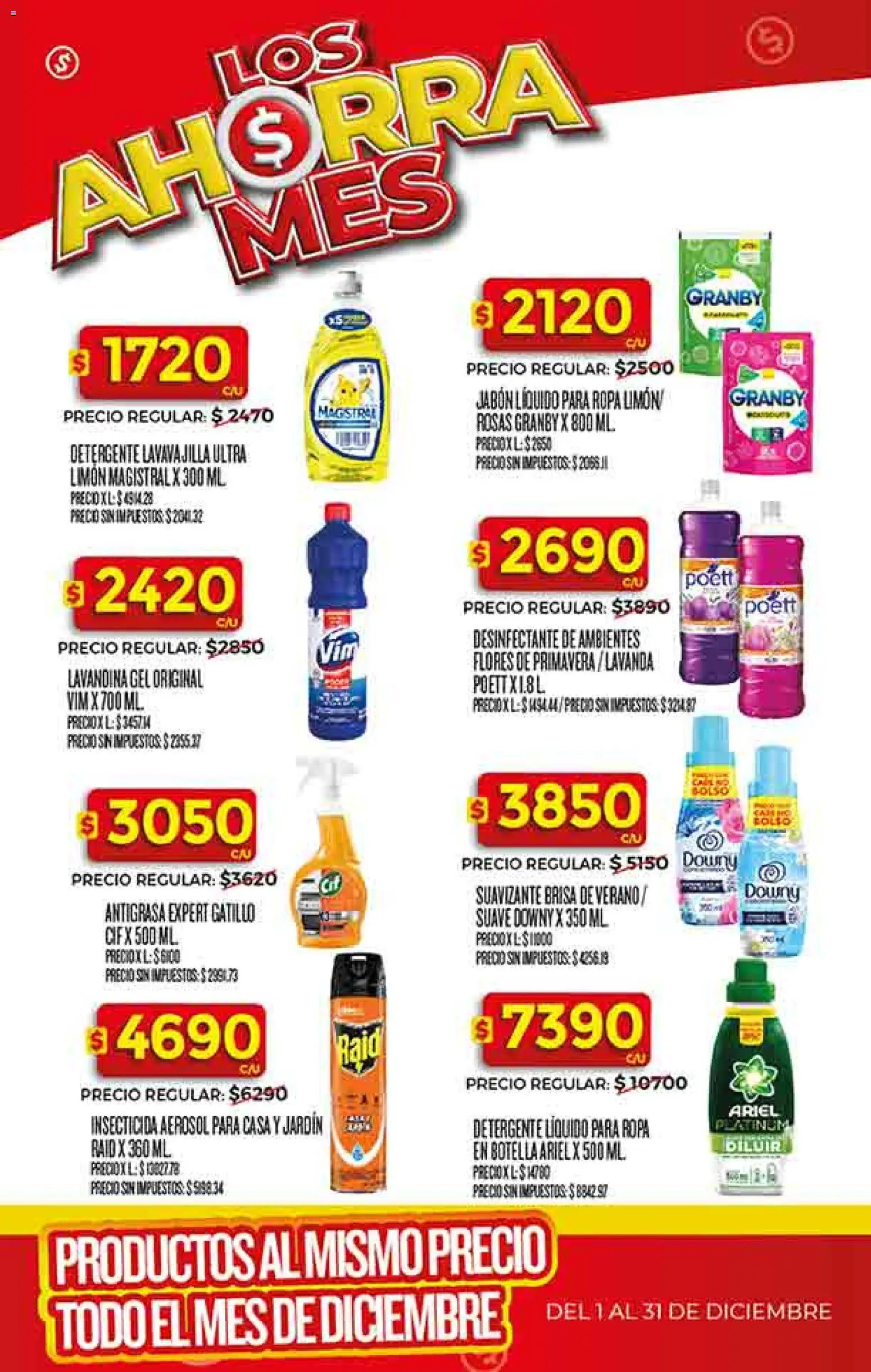 Dia - Ofertas - Salta y Jujuy │ válido desde el 10.12.2025 | Página: 36 | Productos: Desinfectante, Lavandina, Jabón líquido, Detergente