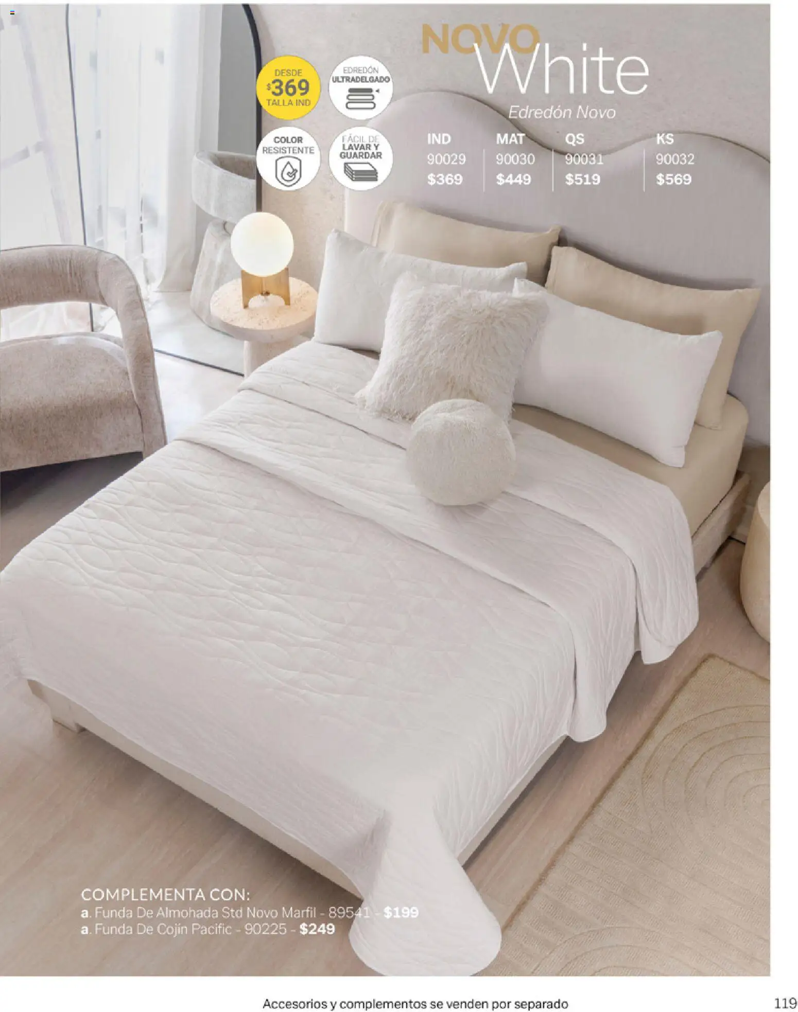 Nuevas ofertas de Vianney válidas en toda la República Mexicana desde el 06.03.2026. ¡Encuentra las mejores ofertas en Vianney catálogo Tu hogar, nuestra pasión! | Página: 121 | Productos: Funda, Funda de almohada, Almohada