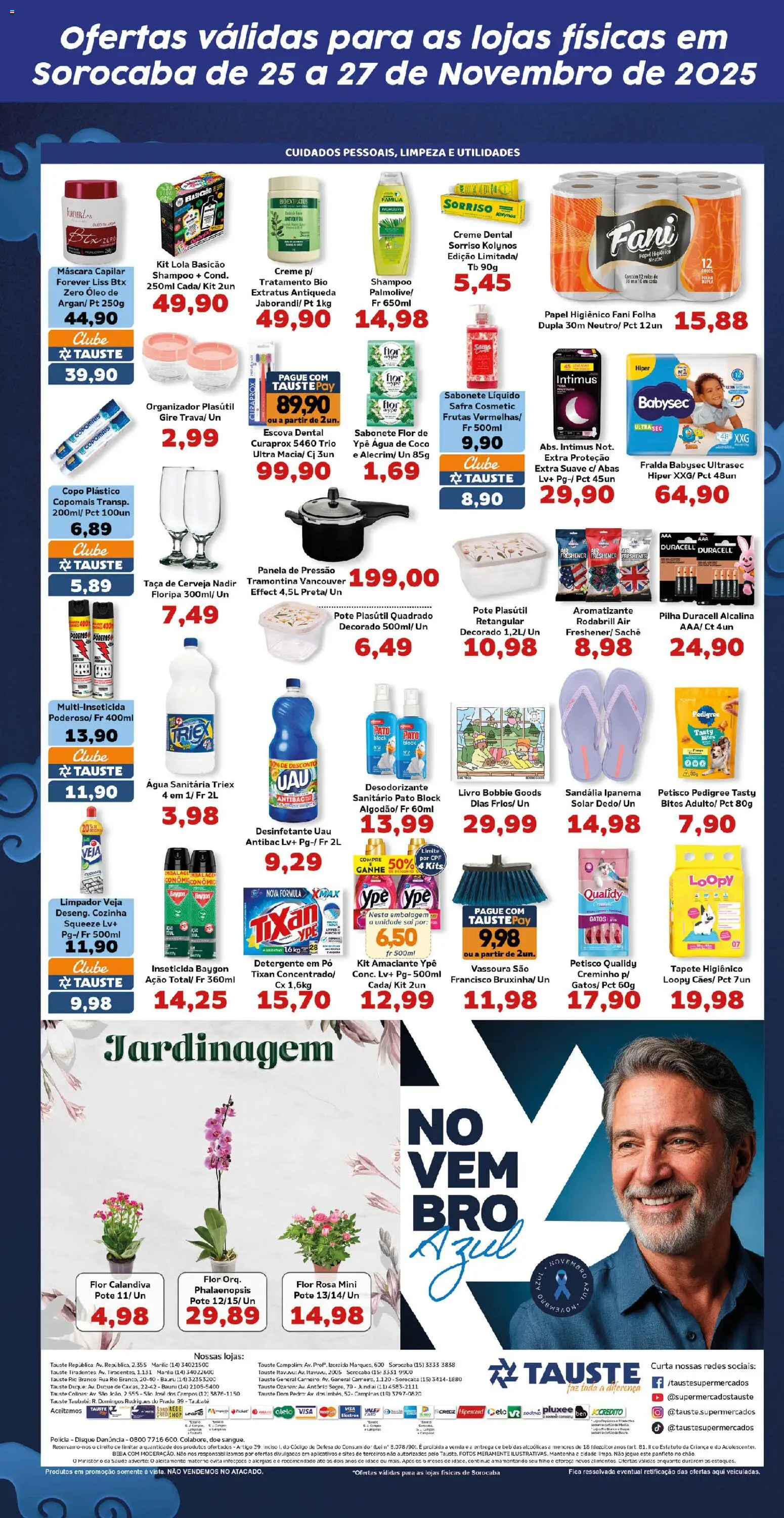 Tauste Folheto - válido de 25.11.2025 | Página: 5 | Produtos: Pó, Organizador, Água de coco, Desinfetante