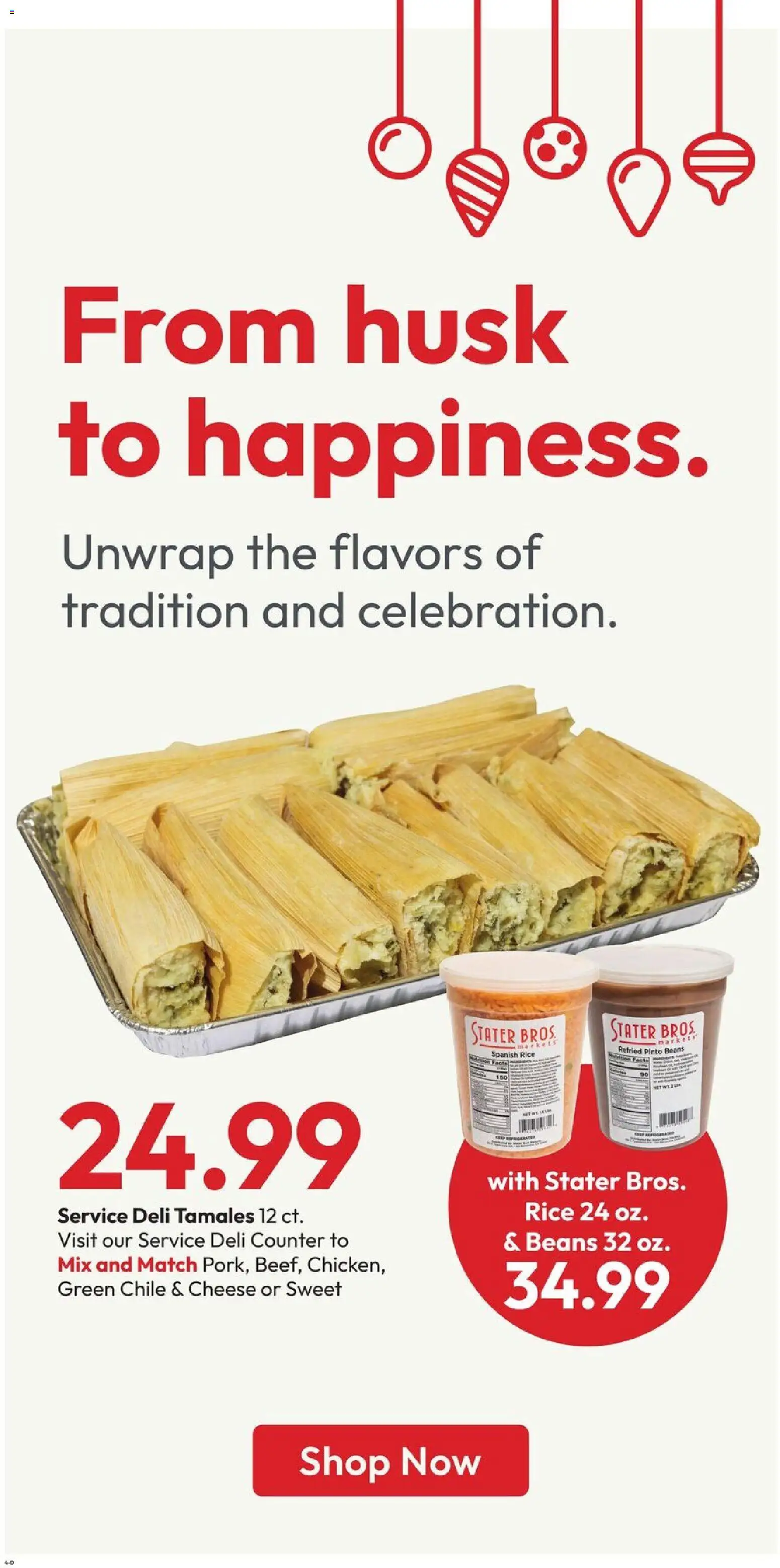 Stater Bros Weekly Ad - valid from 28.11.2025 | Page: 4 | Products: Cheese, Rice