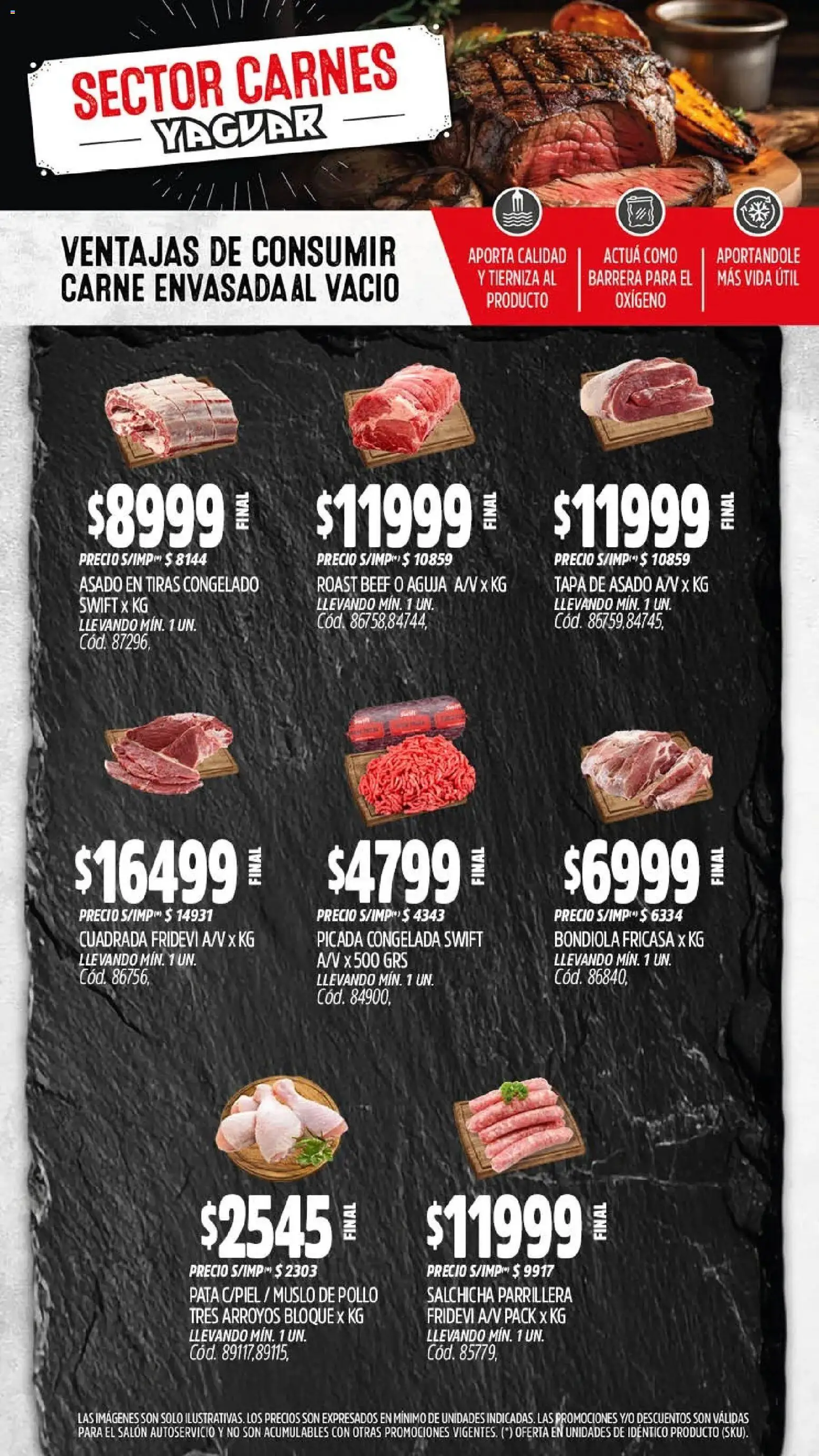 Yaguar - Oferta Semanal Trelew │ válido desde el 26.01.2026 | Página: 4 | Productos: Pollo, Salchicha