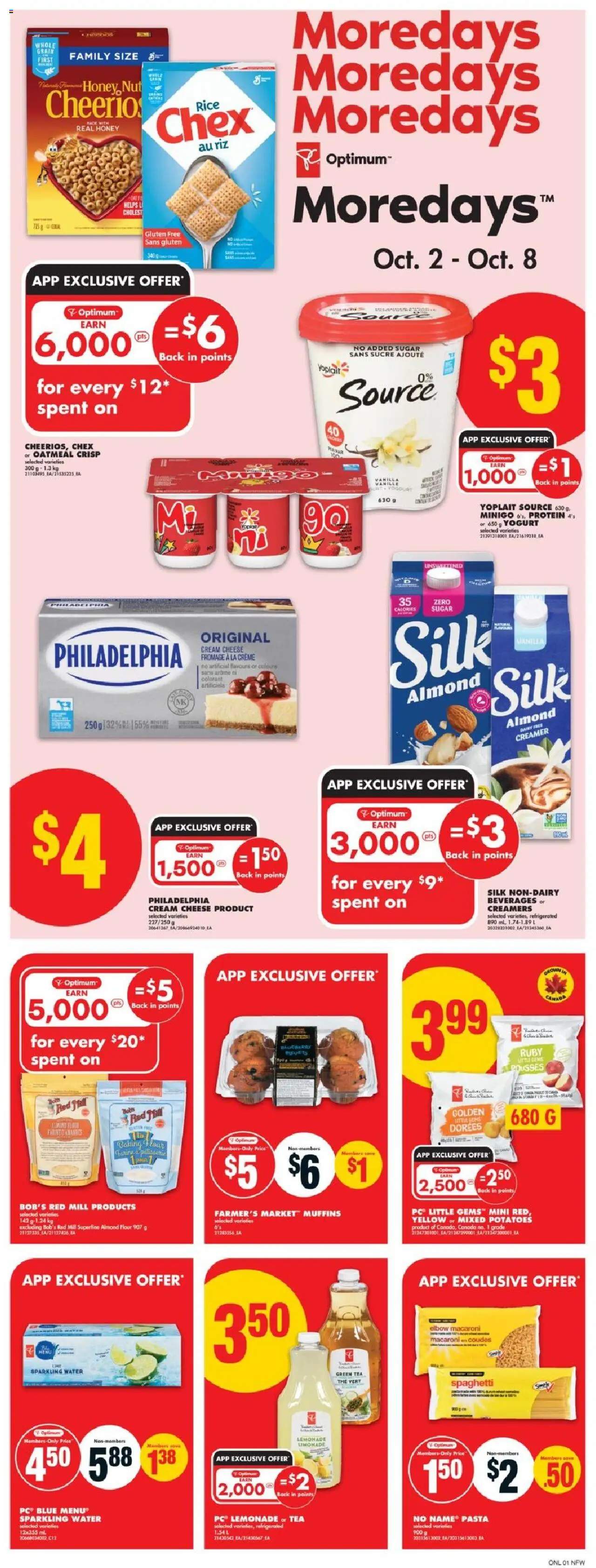 No Frills flyer valid from 02.10.2025 | Page: 5 | Products: Rice, Tea, Cheese, Yogurt