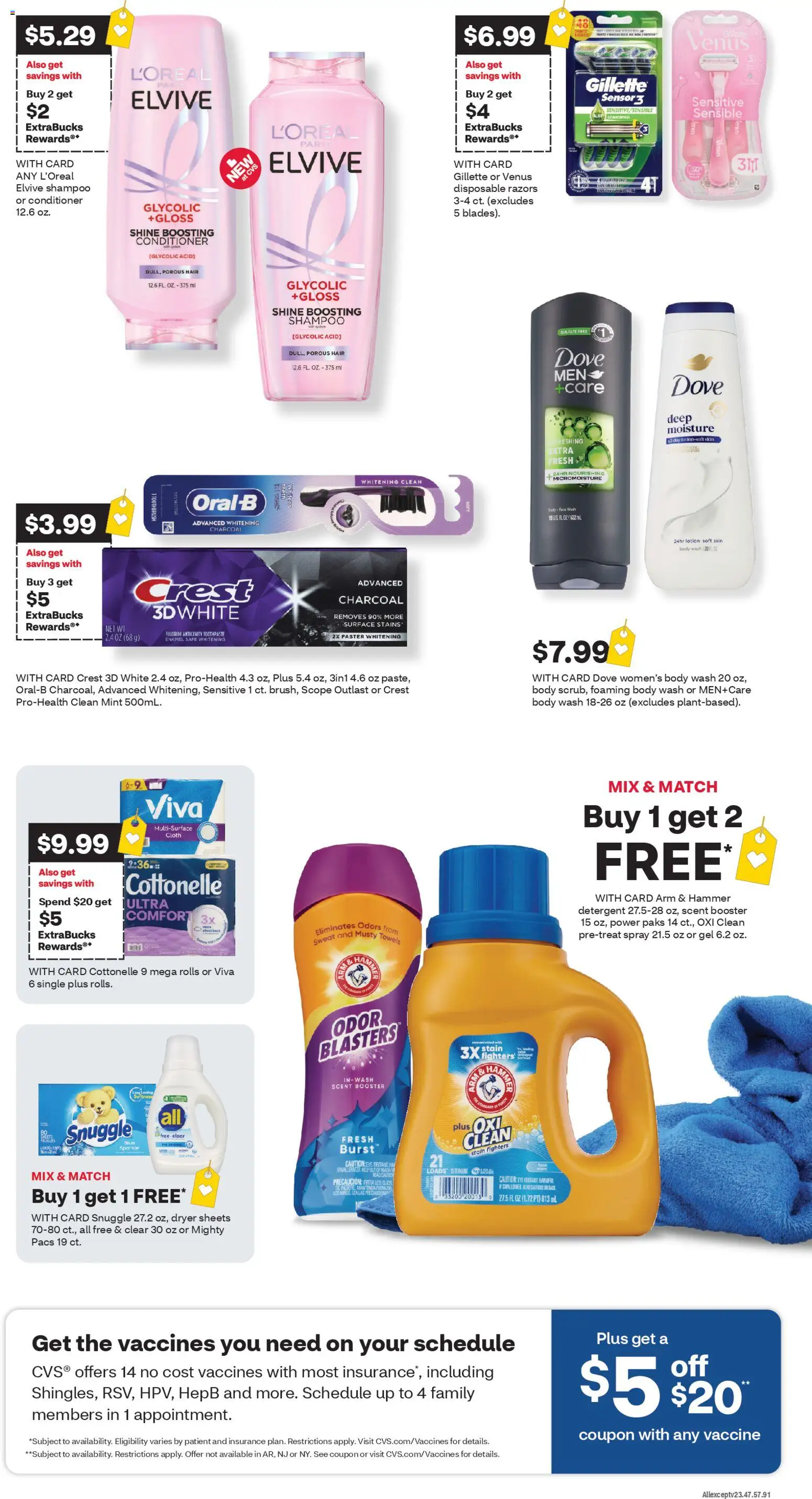 CVS Pharmacy Weekly Ad - valid from 22.02.2026 | Page: 2 | Products: Safe, Shampoo, Hammer, Toothbrush