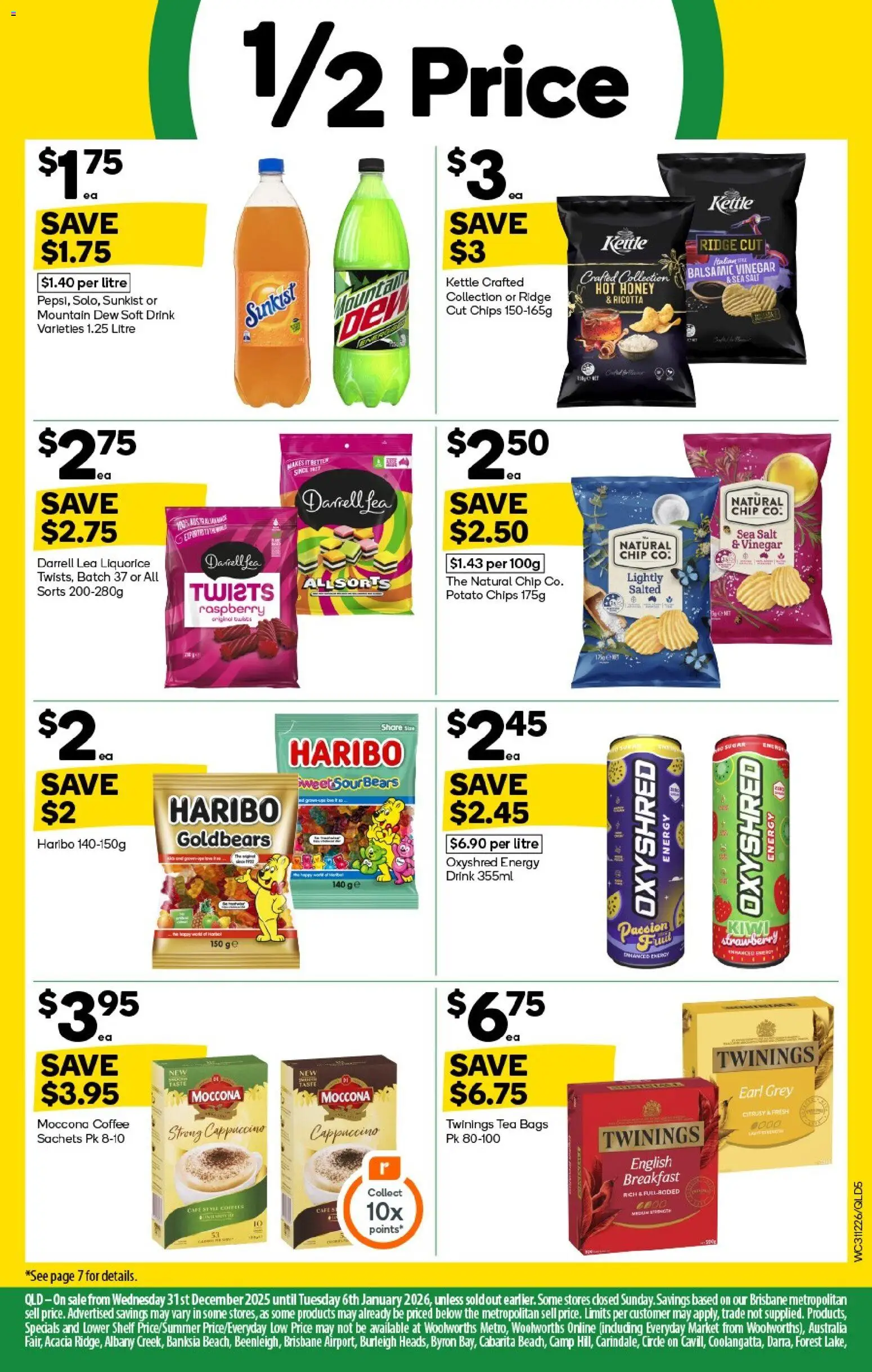 Woolworths catalogue - valid from 31.12.2025 | Page: 5 | Products: Honey, Chips, Vinegar, Moccona