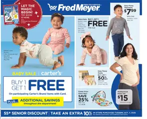 Preview of Fred Meyer weekly ads valid from 01.10.2025