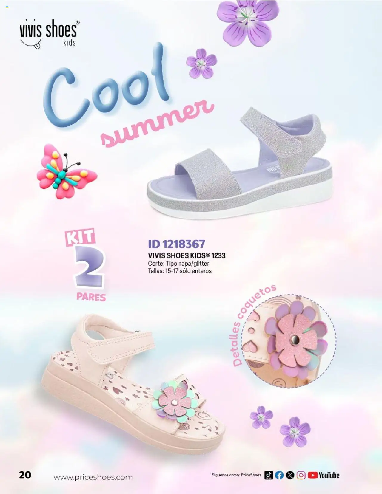 Nuevas ofertas de Price Shoes válidas en toda la República Mexicana desde el 23.04.2025. ¡Encuentra las mejores ofertas en Price Shoes catálogo Kids! | Página: 20