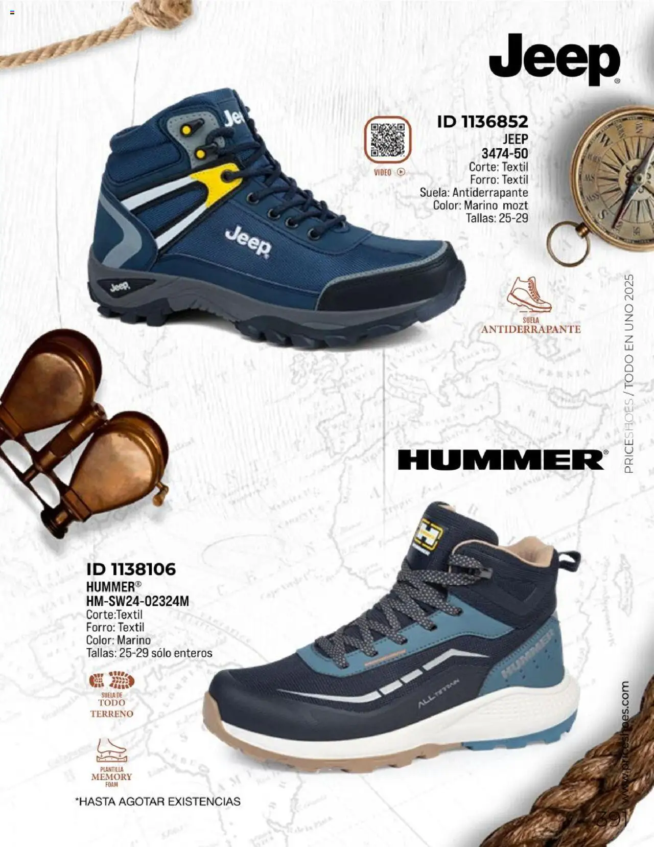 Nuevas ofertas de Price Shoes válidas en toda la República Mexicana desde el 05.05.2025. ¡Encuentra las mejores ofertas en Price Shoes catálogo Todo En 1 2025! | Página: 389 | Productos: Video