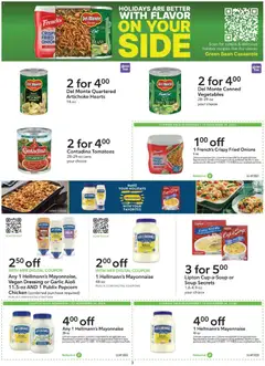 Preview of Publix weekly ads valid from 01.11.2025 | Page: 3 | Products: Clip, Vegetables, Mayonnaise, Cap