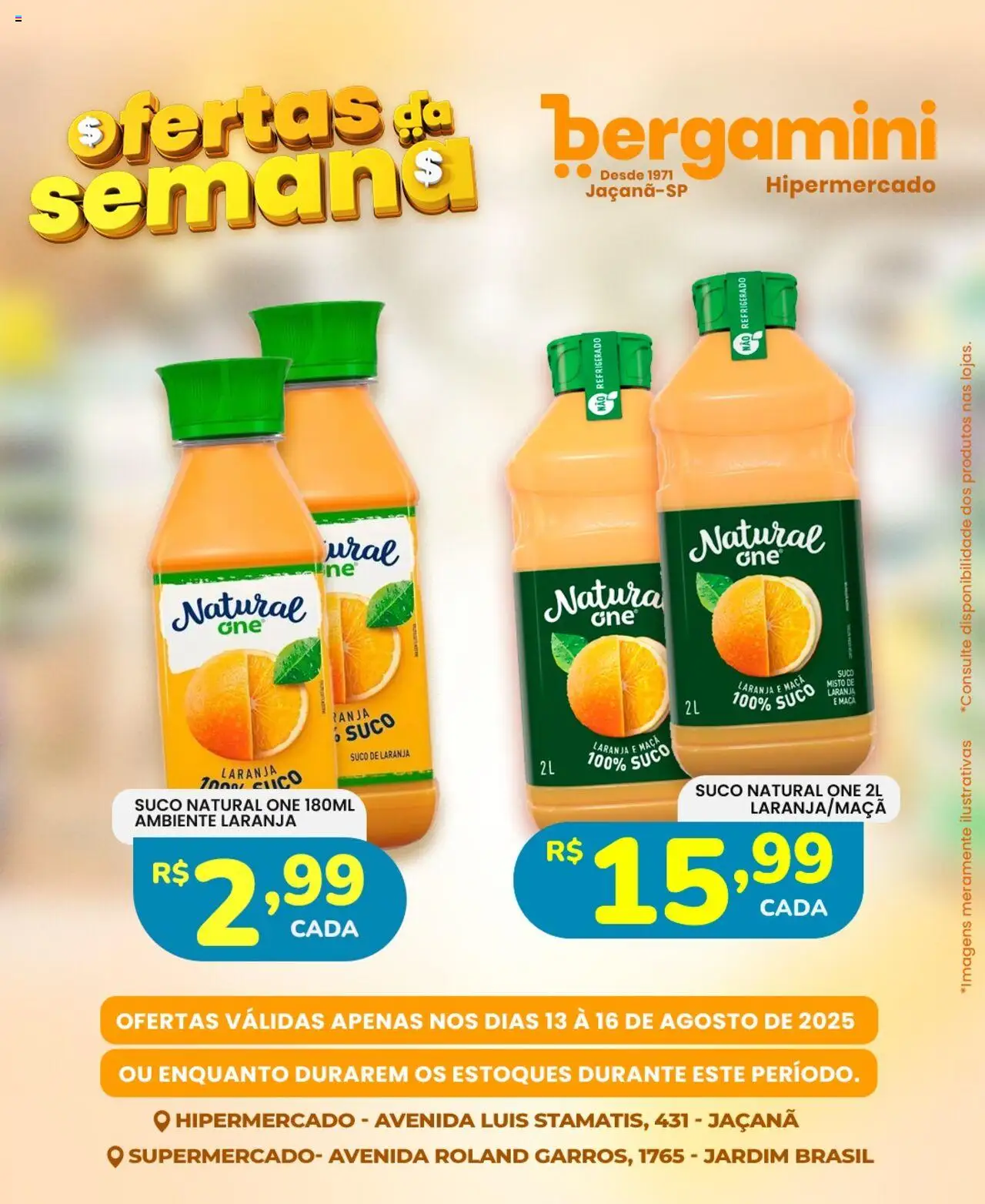 Supermercado Bergamini Folheto - válido de 13.08.2025 | Página: 20 | Produtos: Suco