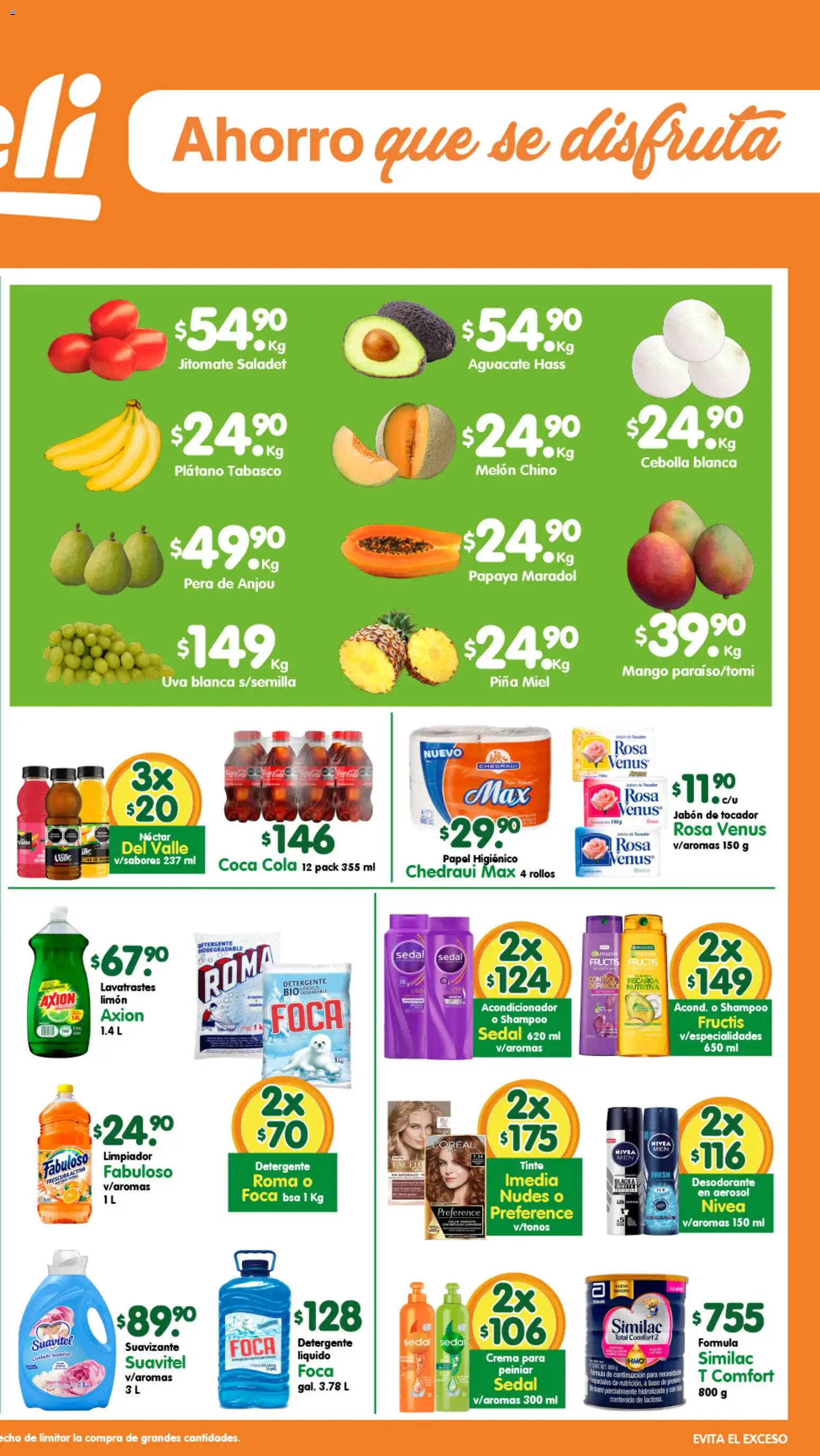 Nuevas ofertas de Arteli válidas en toda la República Mexicana desde el 06.04.2026. ¡Encuentra las mejores ofertas en Arteli folleto Tuxpan! | Página: 2 | Productos: Plátano, Crema, Limón, Jabón