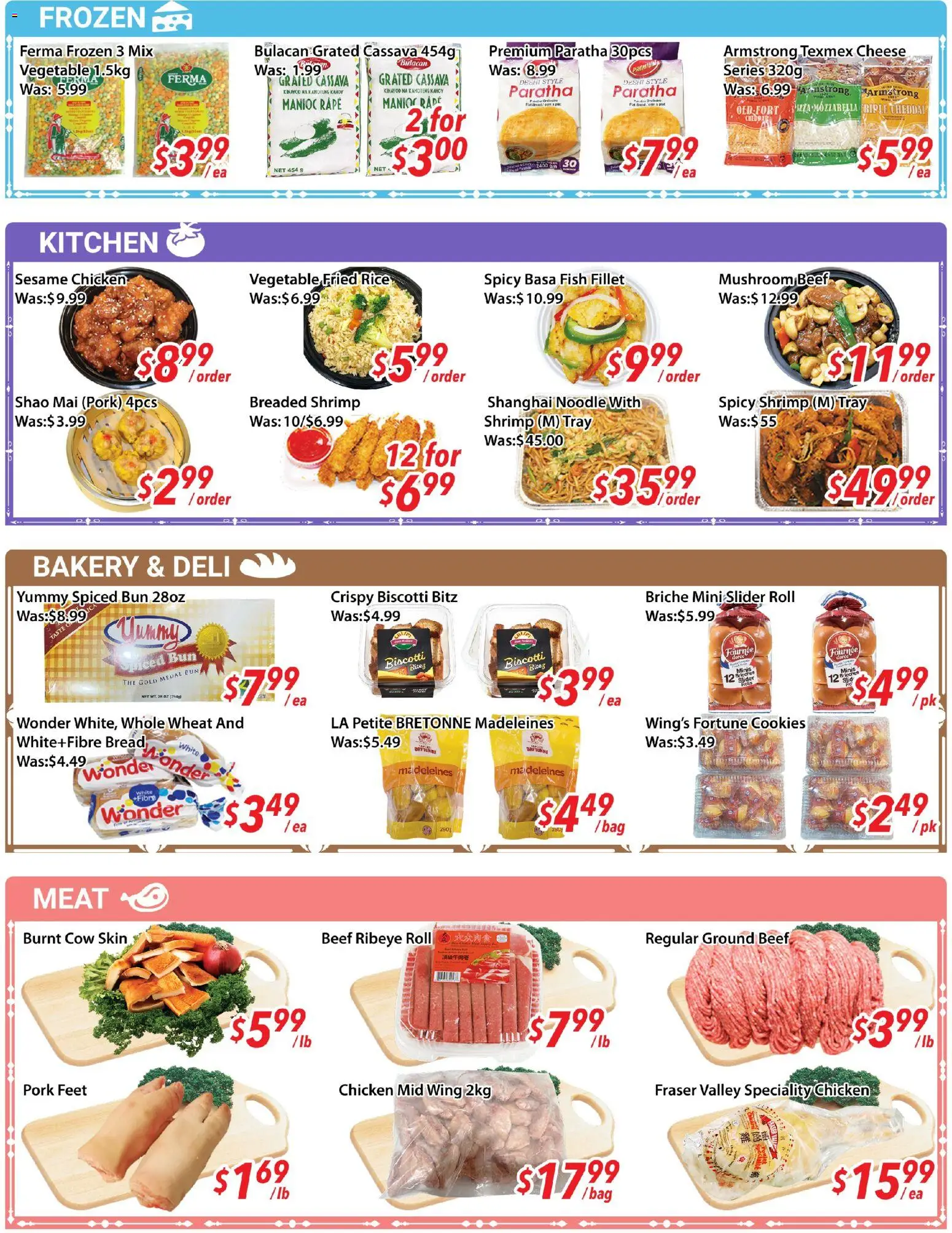 Ample Food Market flyer valid from 31.10.2025 | Page: 4 | Products: Rice, Beef, Cookies, Chicken
