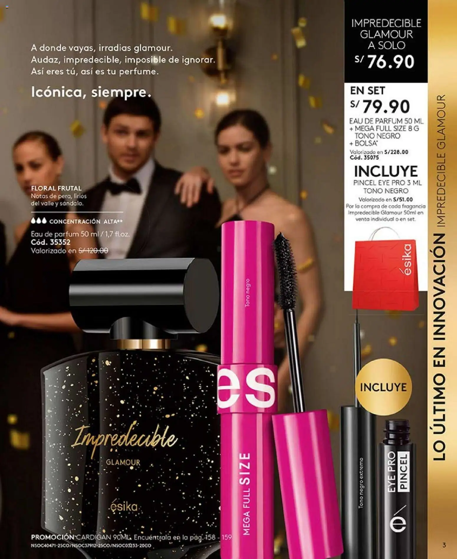 Catálogo Ésika válido desde 18.12.2025 | Página: 3 | Productos: Pincel, Fragancia