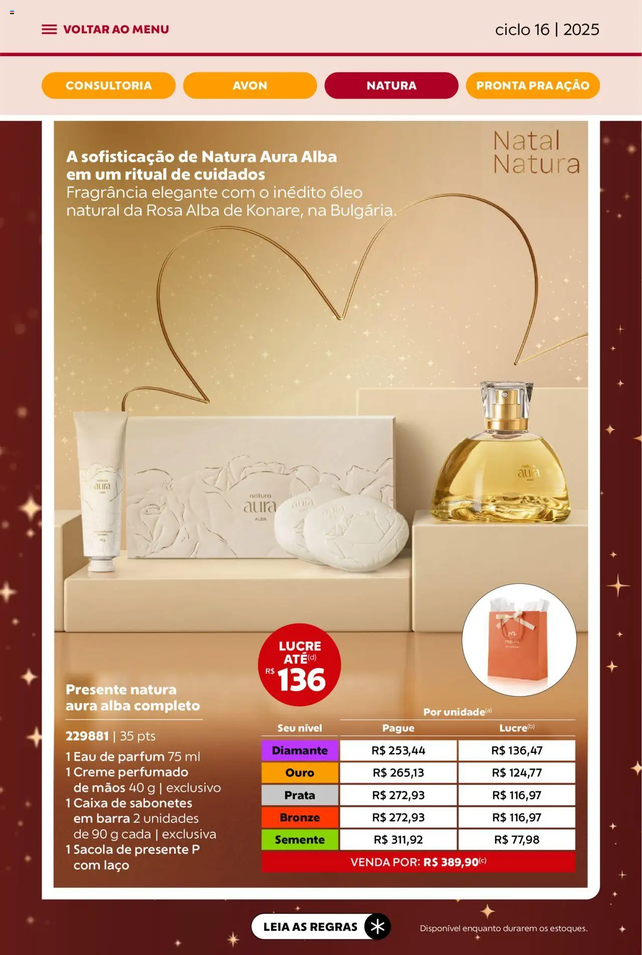Avon Folheto - válido de 26.09.2025 | Página: 61 | Produtos: Fragrância, Caixa, Óleo, Creme