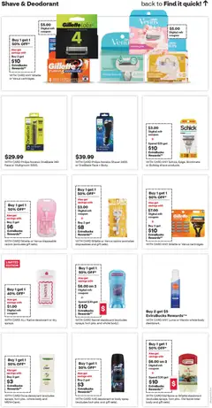 Preview of CVS Pharmacy weekly ads valid from 30.11.2025 | Page: 15 | Products: Axe, Trim, Deodorant, Tea
