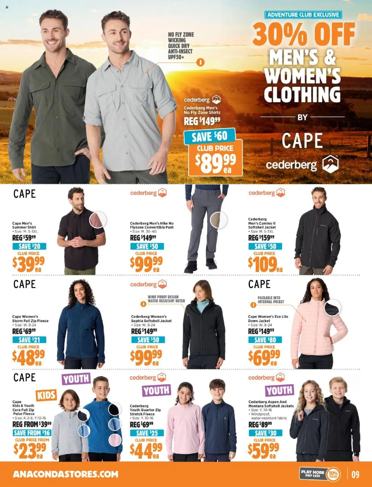 Anaconda catalogue - valid from 08.09.2025 | Page: 9 | Products: Shirt, Jacket, Water