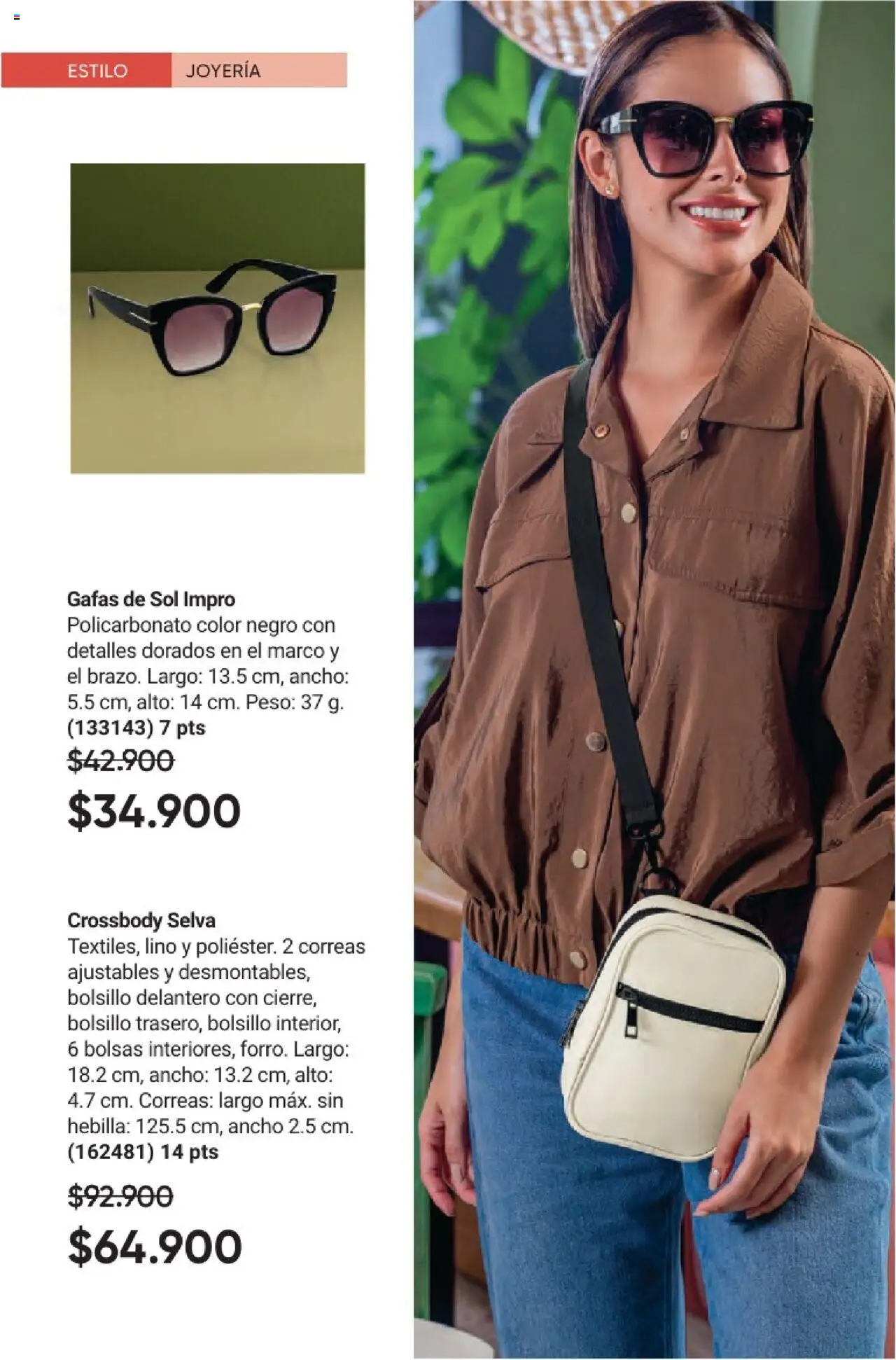 Avon revista - valida desde el 01.08.2025 | Página: 59 | Productos: Gafas de sol, Hebilla, Peso