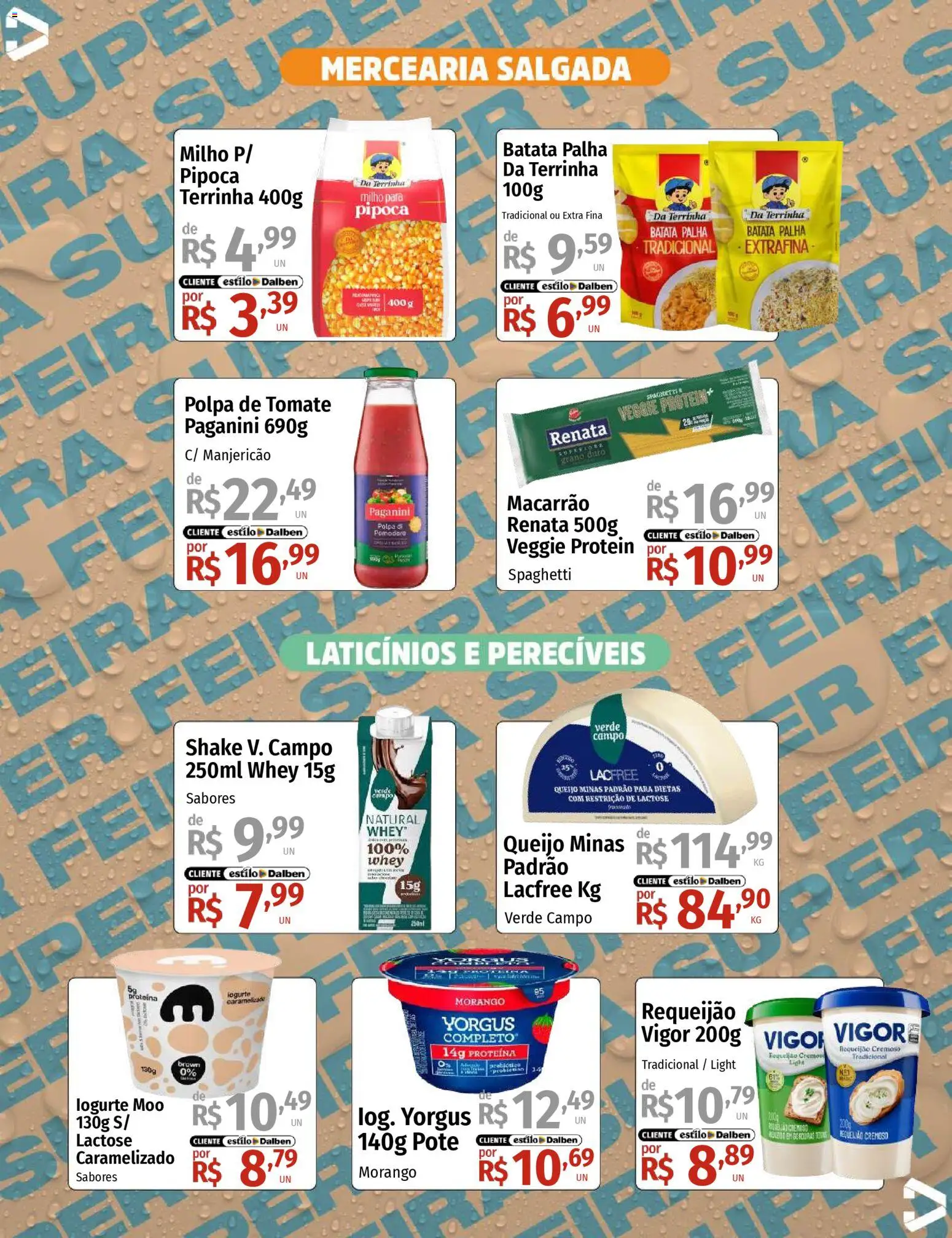 Supermercado Dalben Folheto - válido de 19.01.2026 | Página: 3 | Produtos: Batata palha, Batata, Requeijão, Pipoca