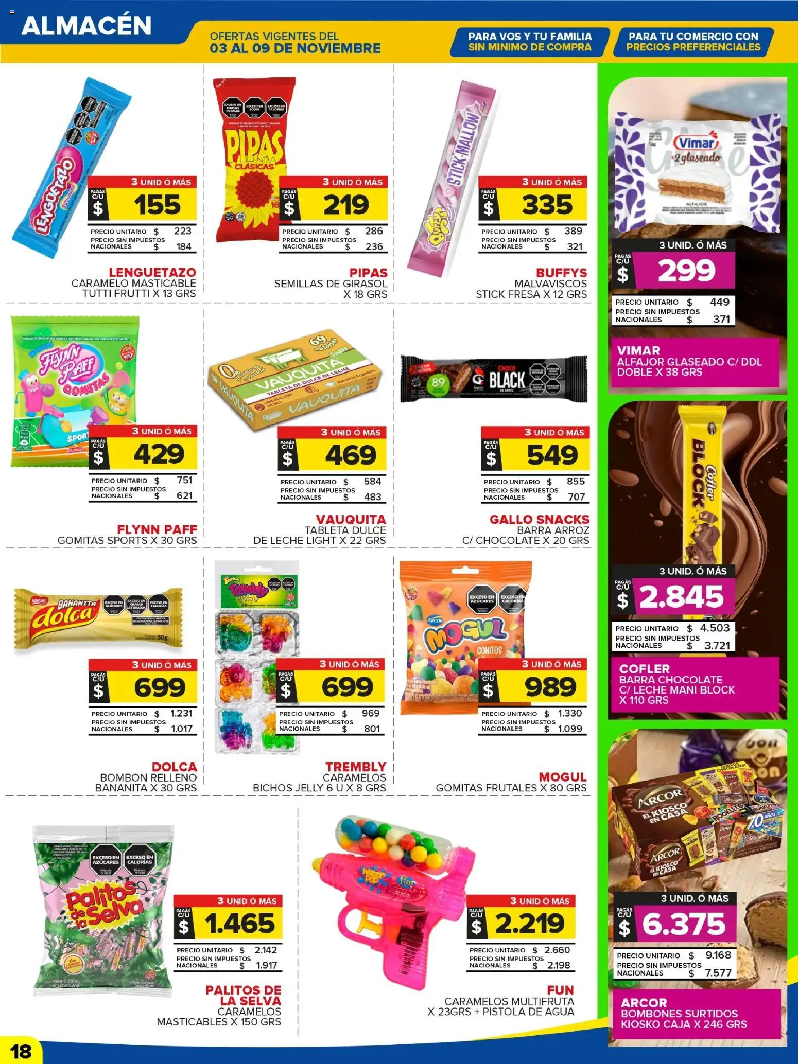 Carrefour Maxi catálogo │ válido desde el 03.11.2025 | Página: 20 | Productos: Gomitas, Mani, Leche, Alfajor