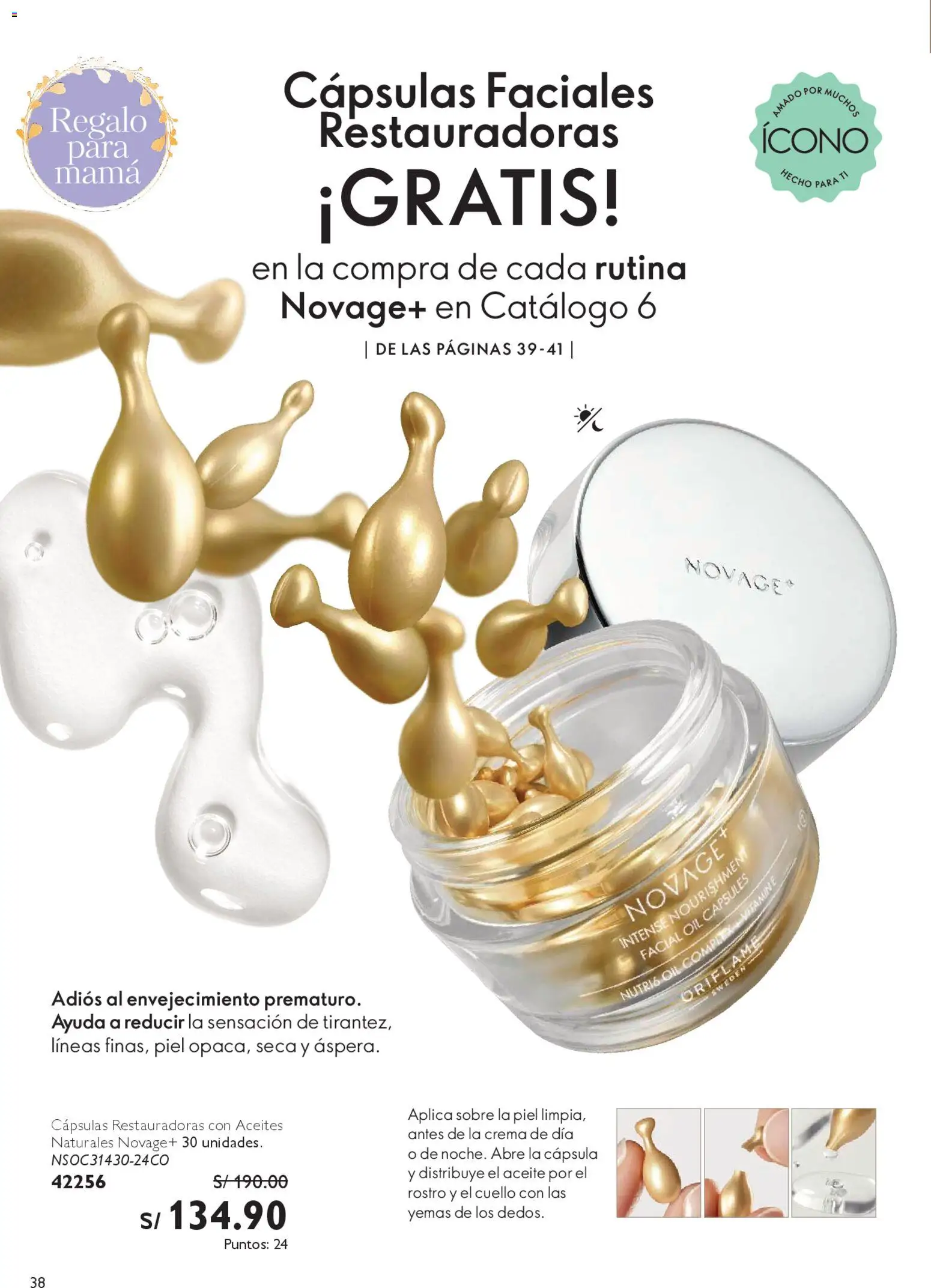 Catálogo Oriflame válido desde 18.04.2026 | Página: 38 | Productos: Aceite, Crema