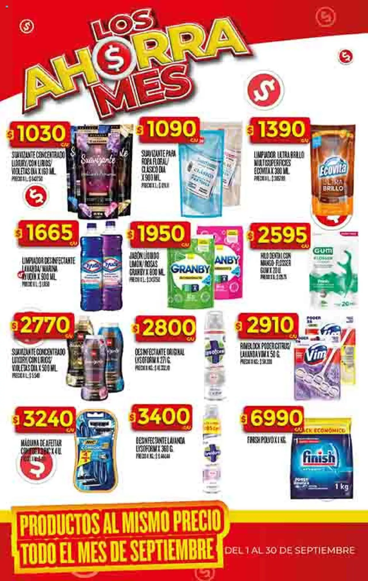 Dia - Ofertas │ válido desde el 24.09.2025 | Página: 51 | Productos: Desinfectante, Maquina de afeitar, Brillo, Ropa