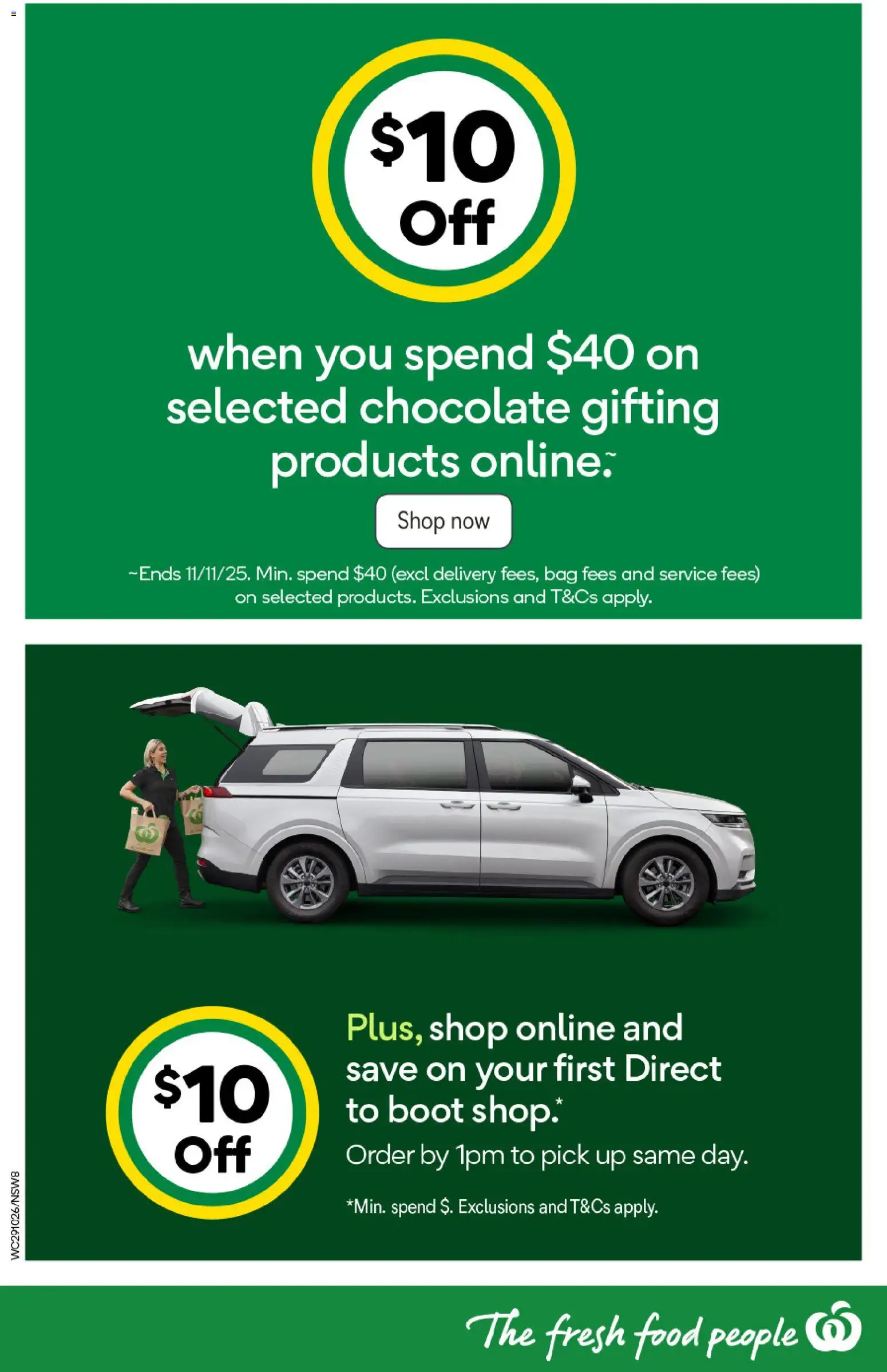 Woolworths catalogue - valid from 29.10.2025 | Page: 8 | Products: Chocolate, Bag