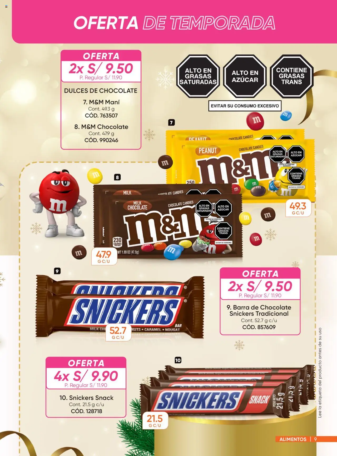 Catálogo Azzorti válido desde 15.10.2025 | Página: 9 | Productos: Chocolate, Peso