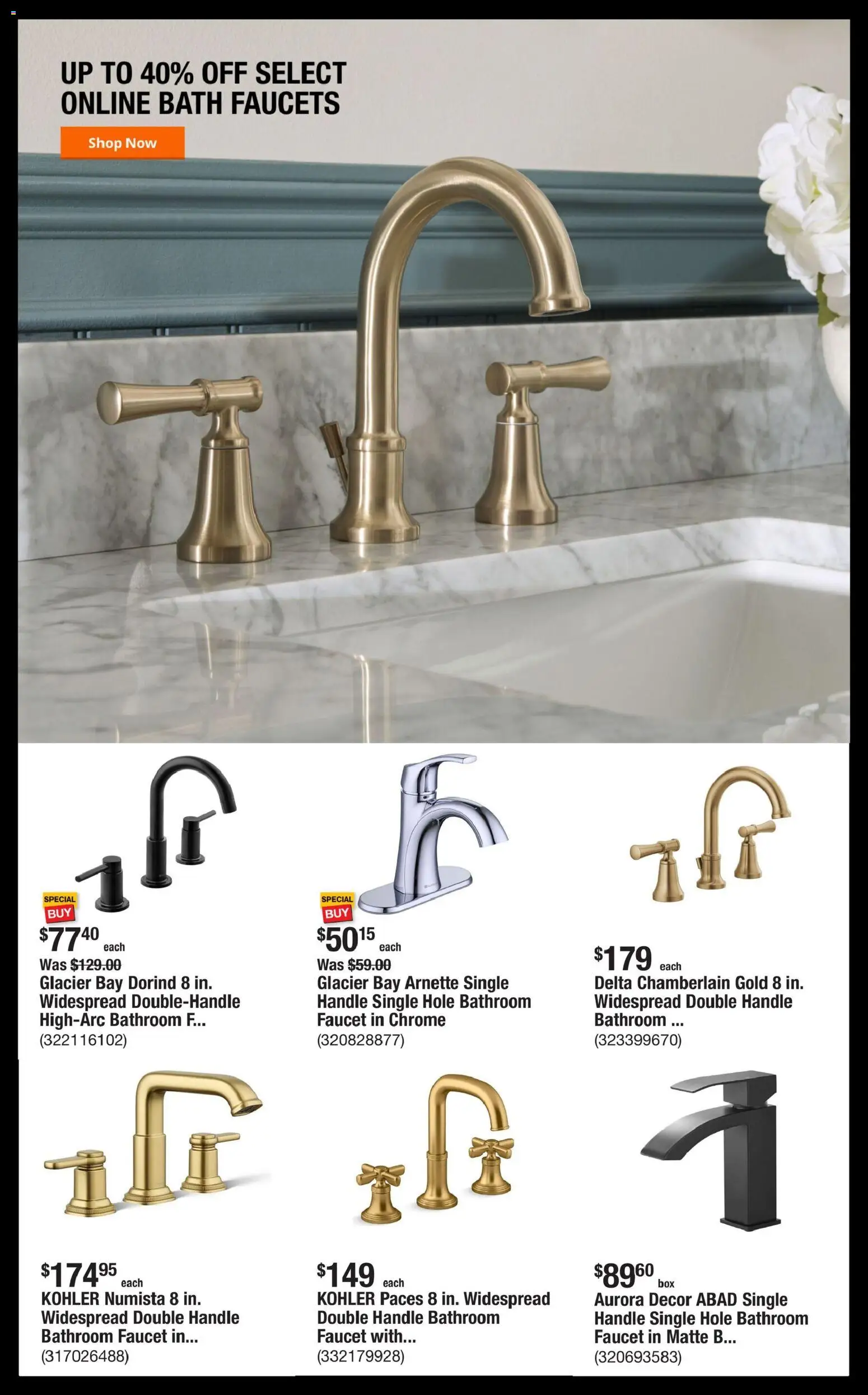 Home Depot Shop Pro Ad - NY - valid from 12.01.2026 | Page: 2 | Products: Bath