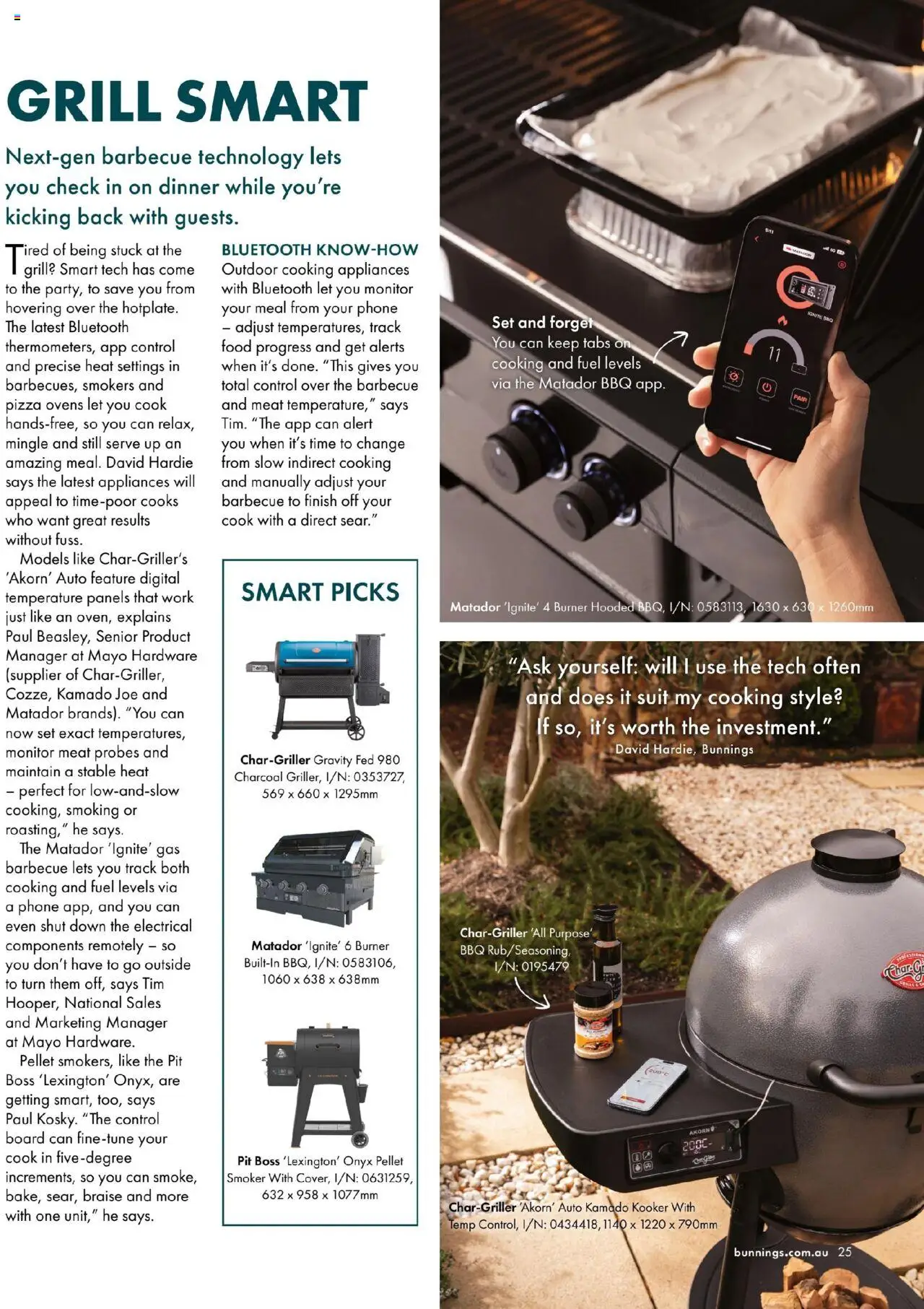 Bunnings Warehouse catalogue - valid from 25.08.2025 | Page: 25 | Products: Pizza, Meat, Phone, Monitor