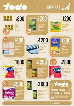 Vista previa Supermercados TODO - Ofertas válido desde el 10.02.2026 | Página: 21 | Productos: Trapo de piso, Algodón, Cocina, Guantes