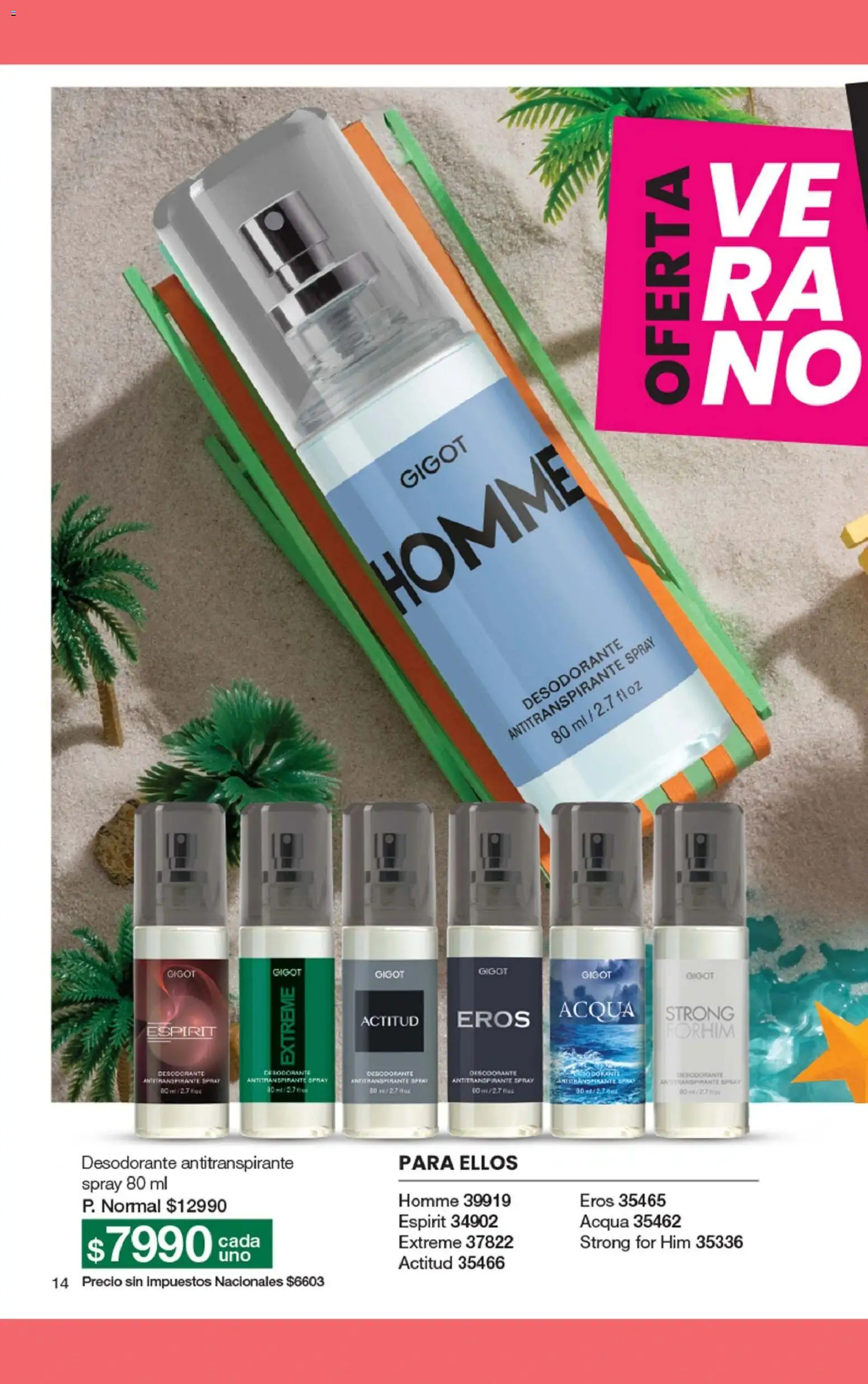 Gigot - CAMPAÑA 01 │ válido desde el 01.01.2026 | Página: 20 | Productos: Desodorante, Antitranspirante