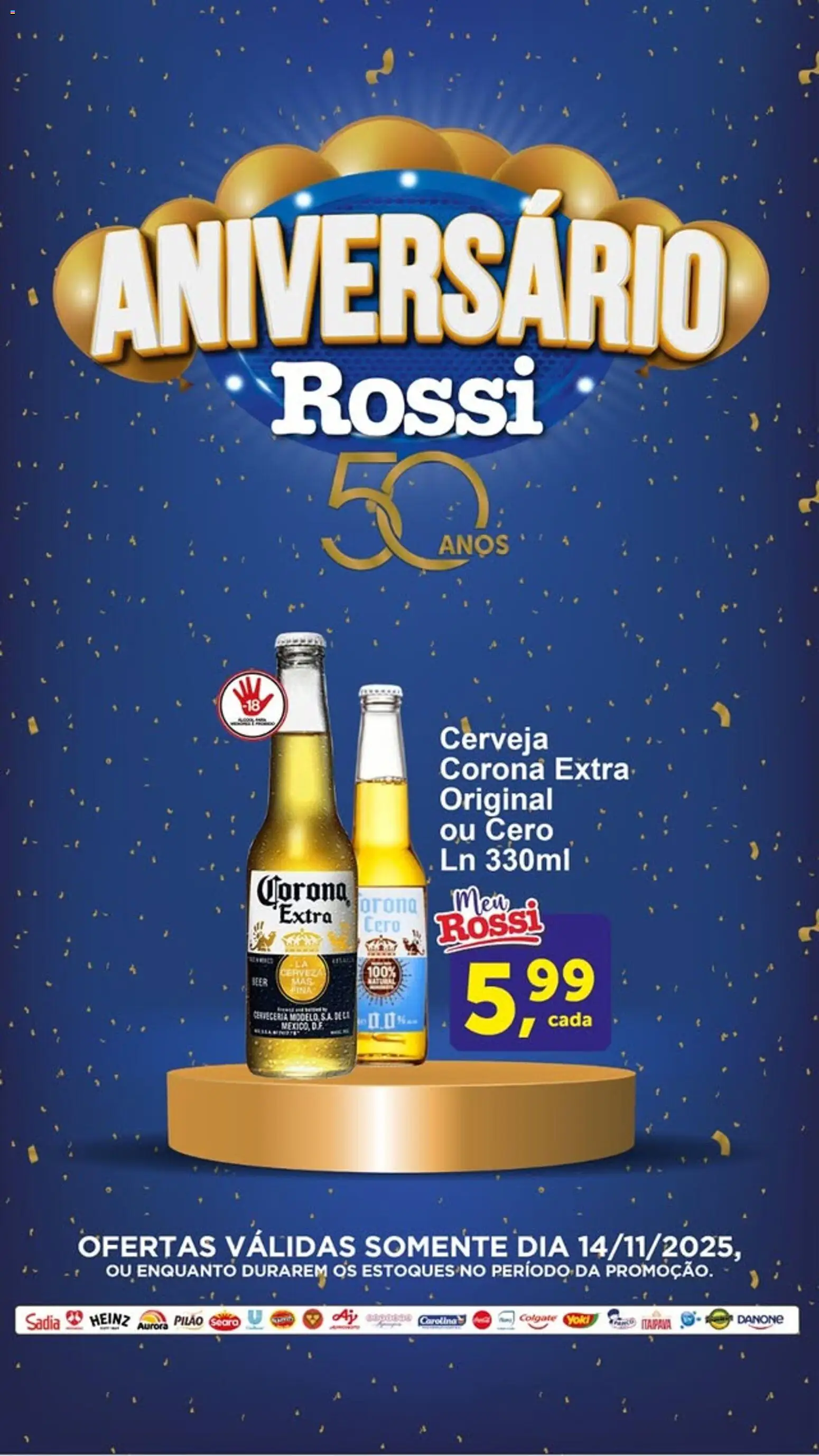 Rossi Supermercados Folheto - válido de 14.11.2025 | Página: 3 | Produtos: Cerveja