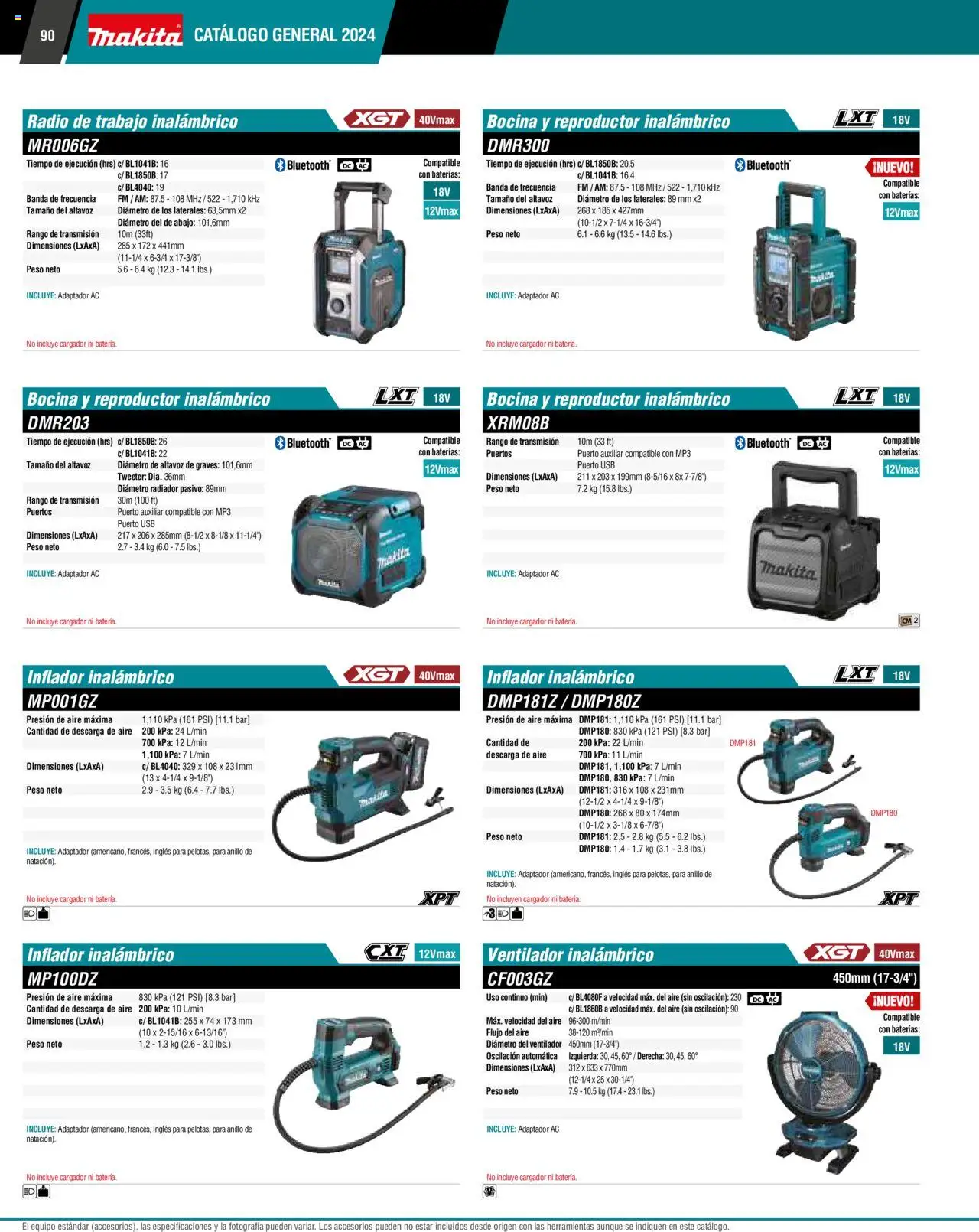 Nuevas ofertas de Makita válidas en toda la República Mexicana desde el 17.04.2024. ¡Encuentra las mejores ofertas en Makita catálogo ! | Página: 90 | Productos: Mp3, Reproductor, Radiador, Anillo