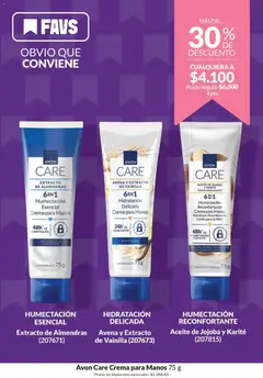 Vista previa Catálogo AVON Campaña 4/2026 válido desde el 01.04.2026 | Página: 140 | Productos: Almendras, Aceite, Avena, Crema