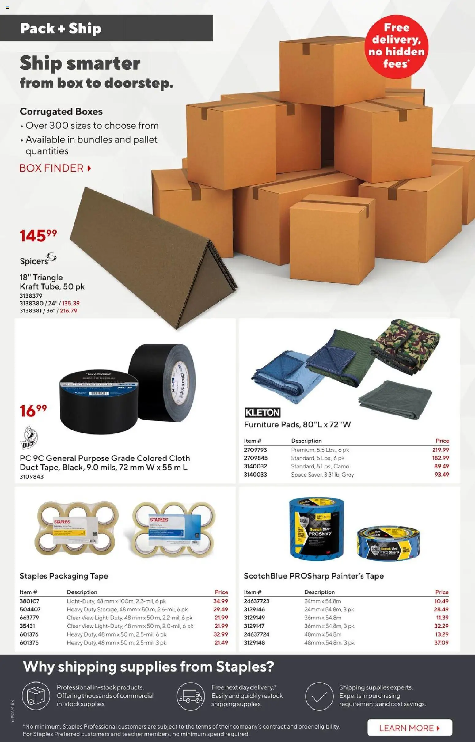 Staples flyer valid from 06.03.2026 | Page: 6 | Products: PC, Box