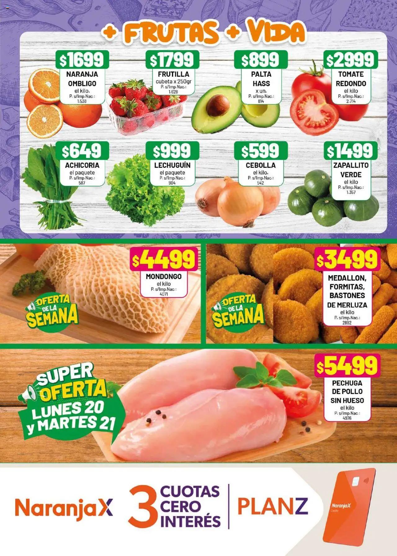 Almacor catálogo │ válido desde el 16.10.2025 | Página: 3 | Productos: Pollo, Cebolla, Frutilla, Tomate