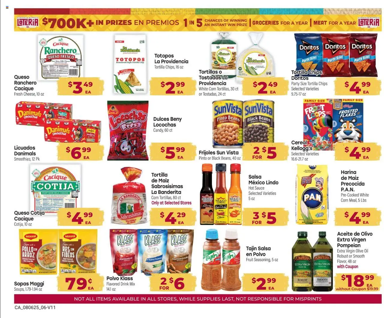 Cardenas Monthly Ad - valid from 06.08.2025 | Page: 6 | Products: Cheese, Oil, Chips, Flakes