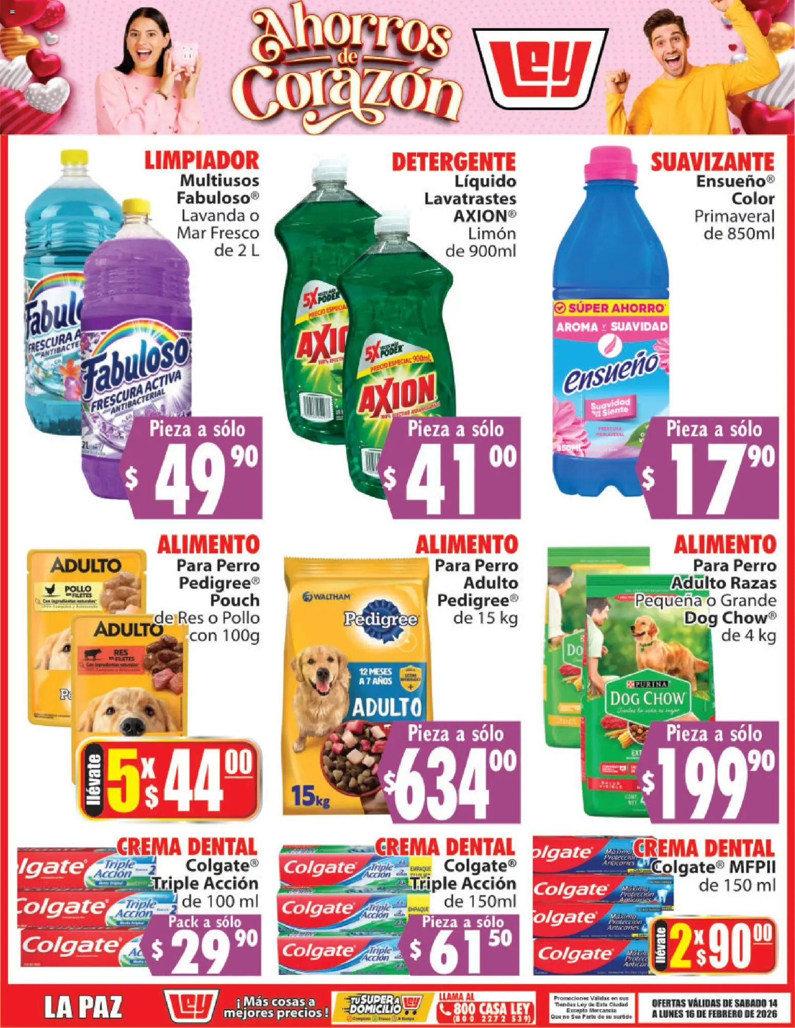 Nuevas ofertas de Casa Ley válidas en toda la República Mexicana desde el 14.02.2026. ¡Encuentra las mejores ofertas en Casa Ley folleto Ahorros de Corazón! | Página: 18