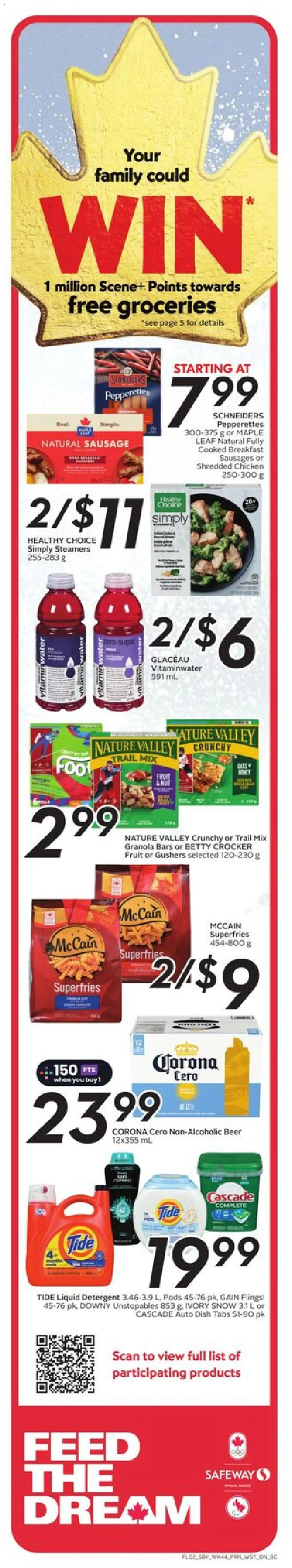 Safeway flyer valid from 26.02.2026 | Page: 3 | Products: Detergent, Beer, Chicken