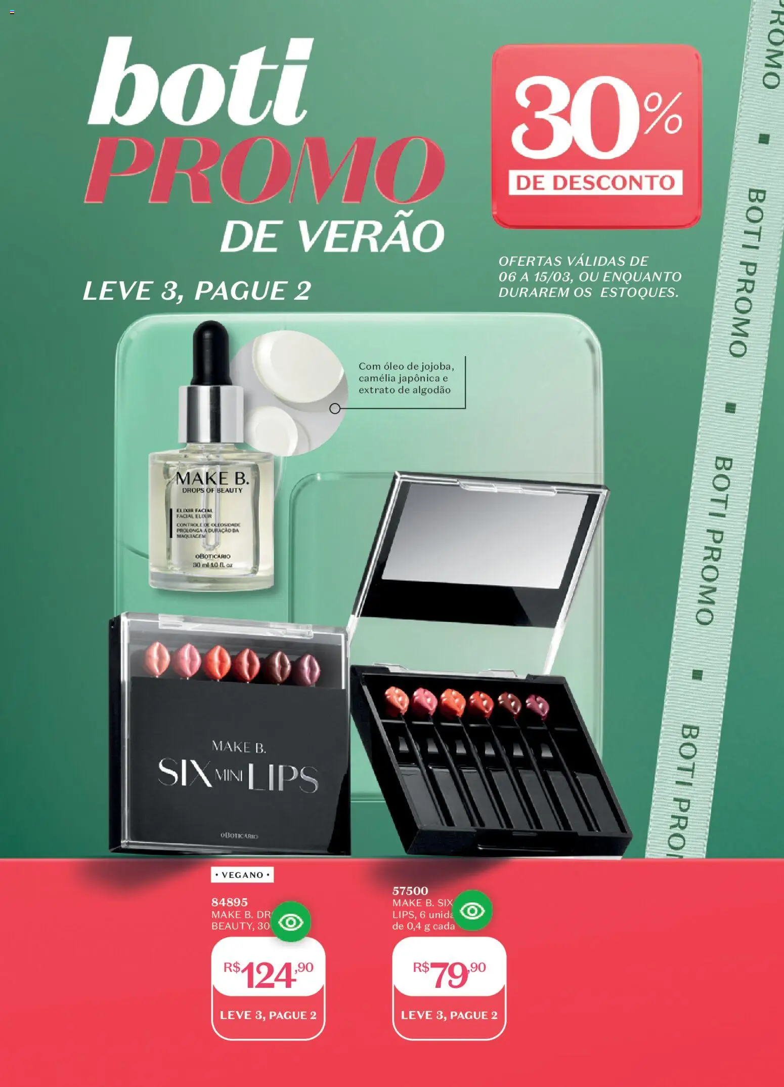 O Boticário Folheto - válido de 02.03.2026 | Página: 197 | Produtos: Maquiagem, Óleo, Algodão