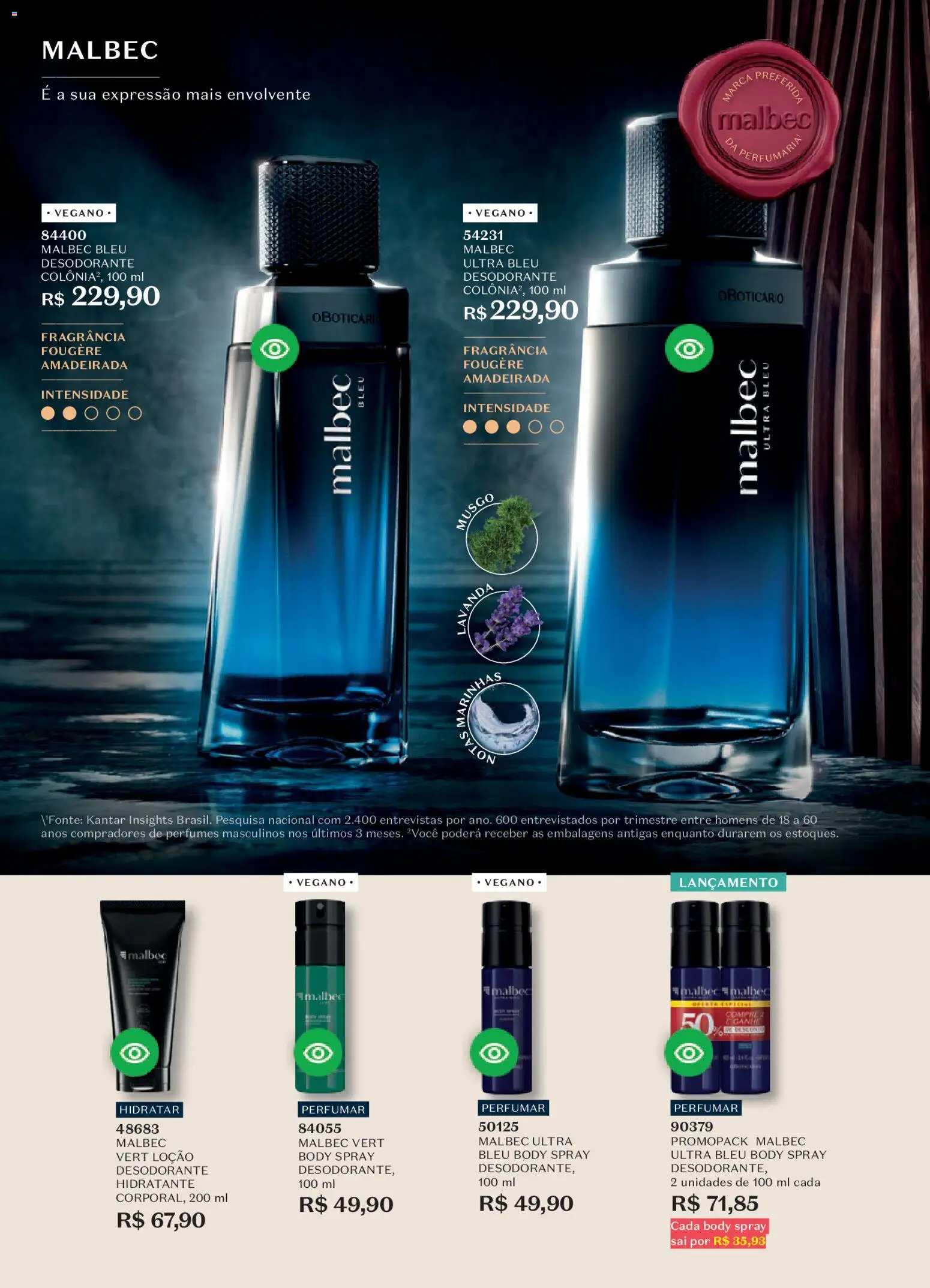 O Boticário Folheto - válido de 02.03.2026 | Página: 20 | Produtos: Fragrância, Desodorante, Perfumes, Body