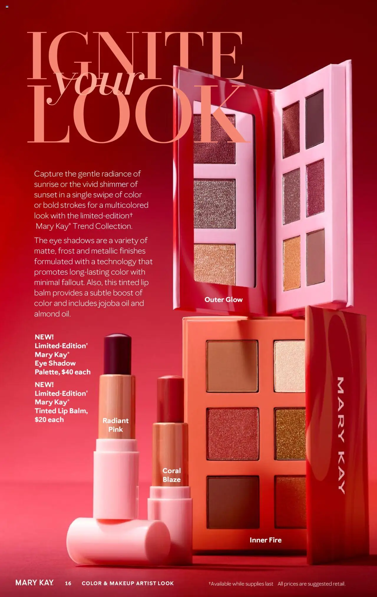 Mary Kay The Look Fall/Holiday 2025 - valid from 16.09.2025 | Page: 16 | Products: Eye shadows, Oil